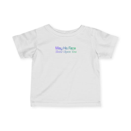 Quiet Blessing Infant Jersey Tee | Pastel Lettering, Soft Combed Cotton