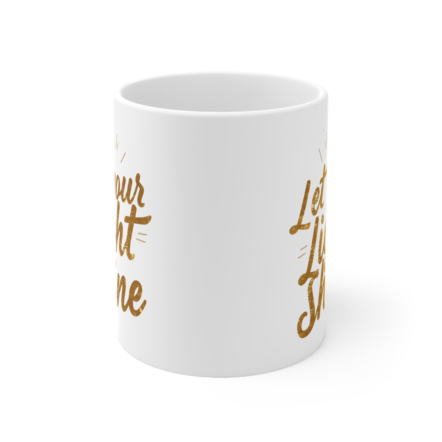Let Your Light Shine Mug | Ceramic Coffee Cup, 11oz or 15oz