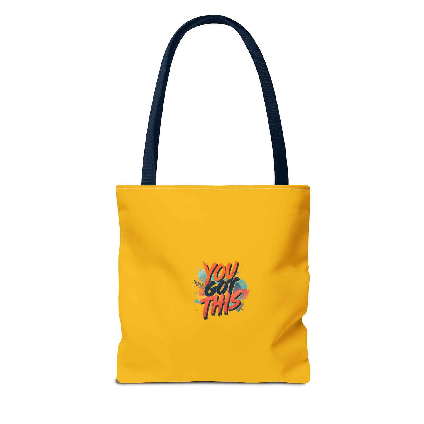 You Got This motivational graphic Tote Bag | positive quote, yellow background