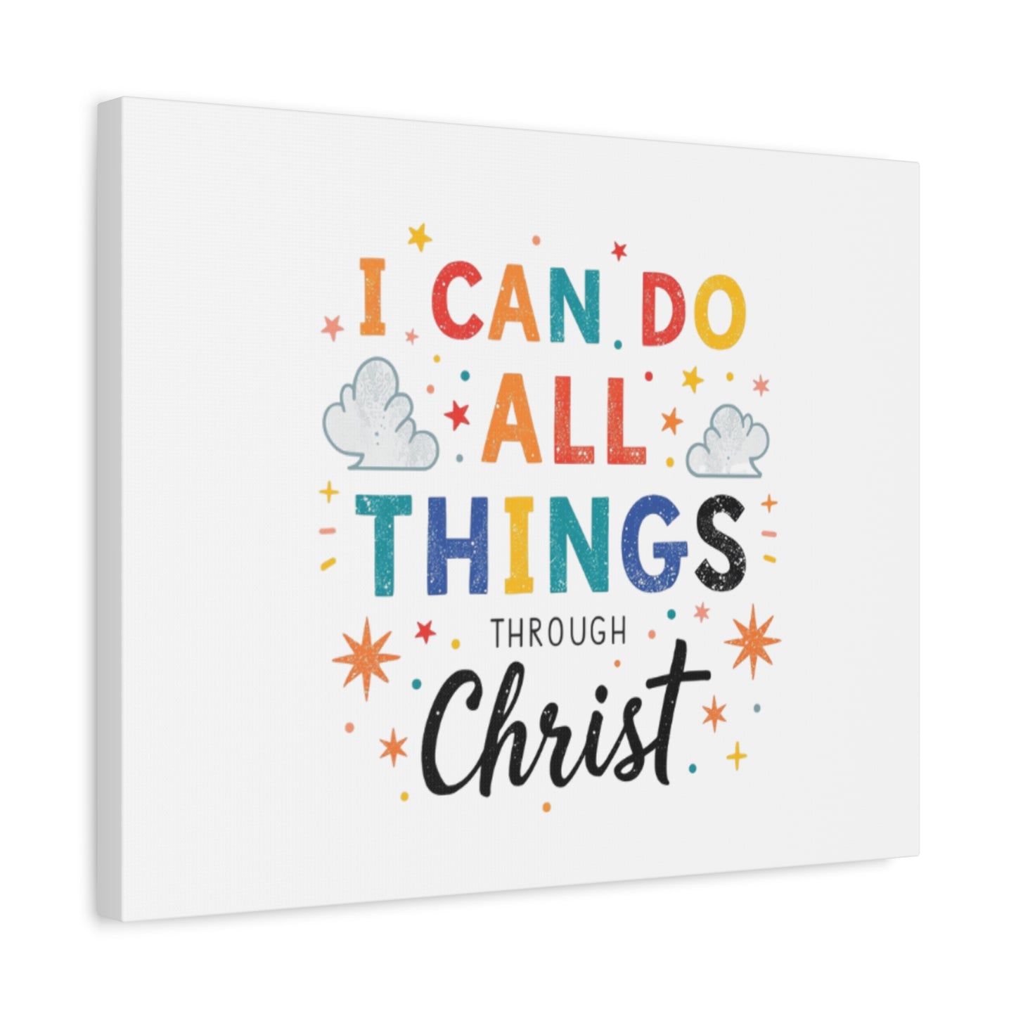I Can Do All Things Through Christ Matte Canvas