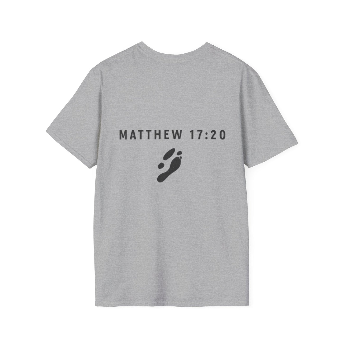 Faith-Inspired Unisex Softstyle T-Shirt - Inspirational Gift, Christian Apparel, Religious Tee, Motivational Shirt, Scripture Tee