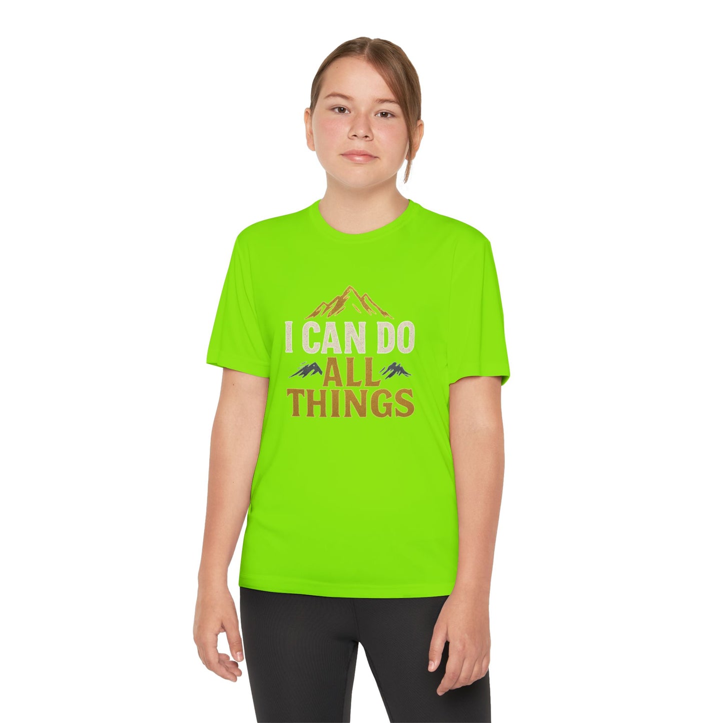 Youth Competitor Tee - I Can Do All Things Motivational Shirt