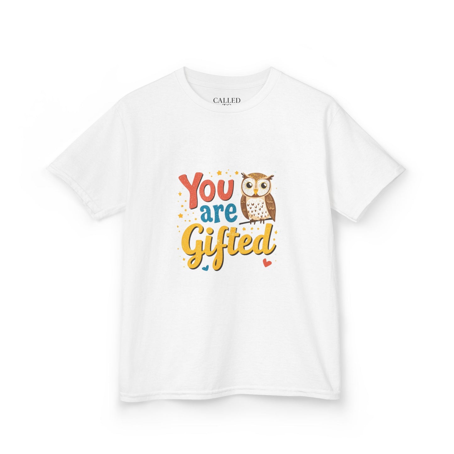 You Are Gifted Owl Kids Tee | Encouraging Children's Shirt