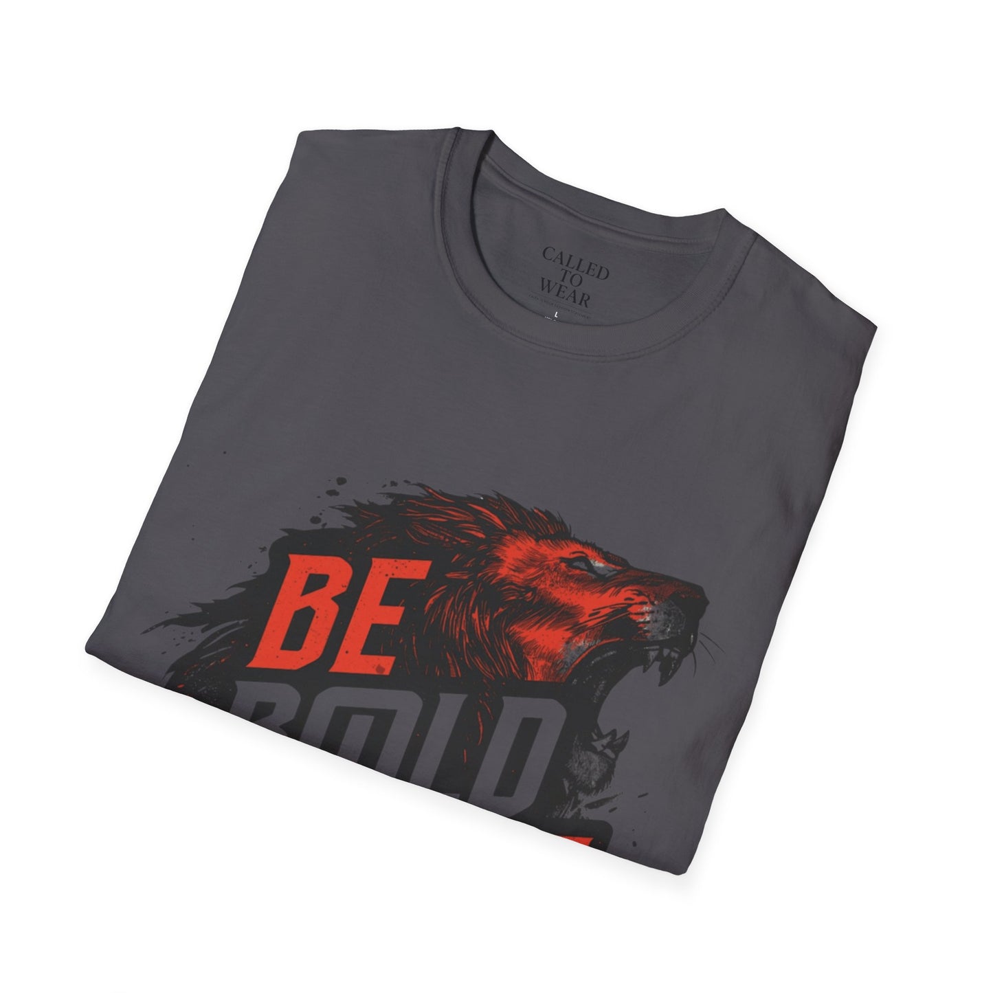 Be Bold in Christ Wolf Graphic T-Shirt | Faith Statement Tee