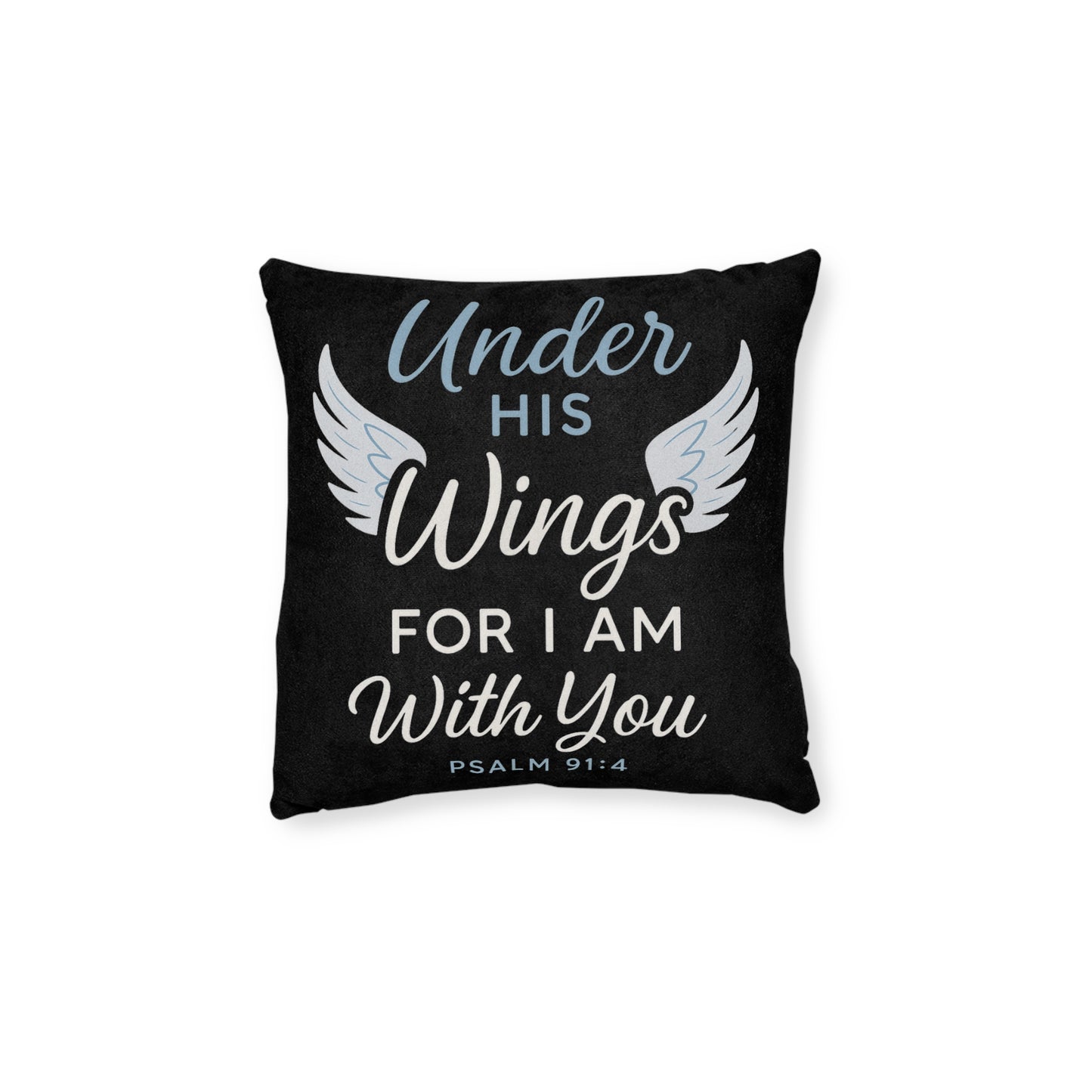 Inspirational Scripture Square Pillow | Home Decor, Gift for Faith, Comfort Cushion, Encouragement decor, Religious Throw Pillow