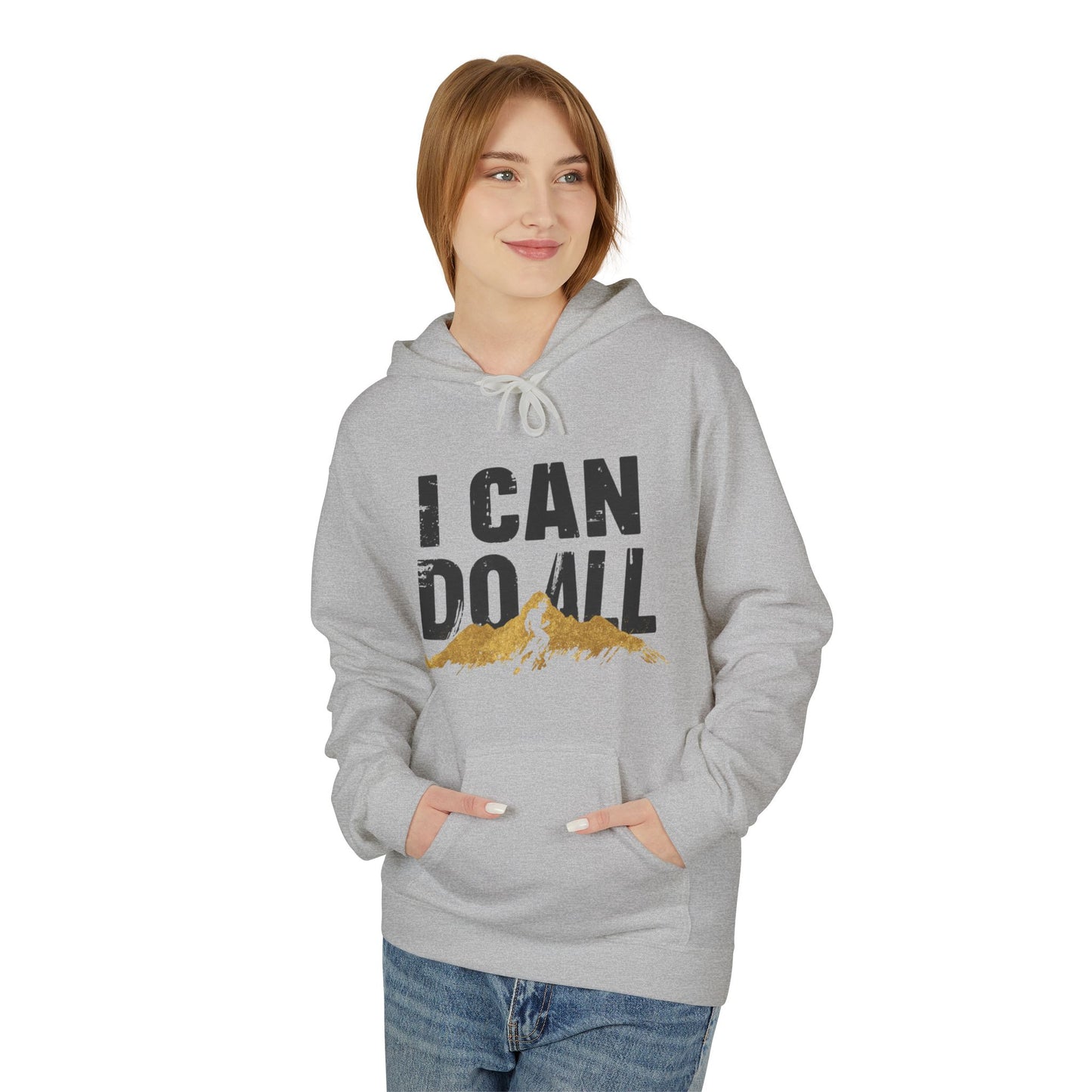 I Can Do All Mountain Hoodie | Inspirational Motivational Faith Apparel