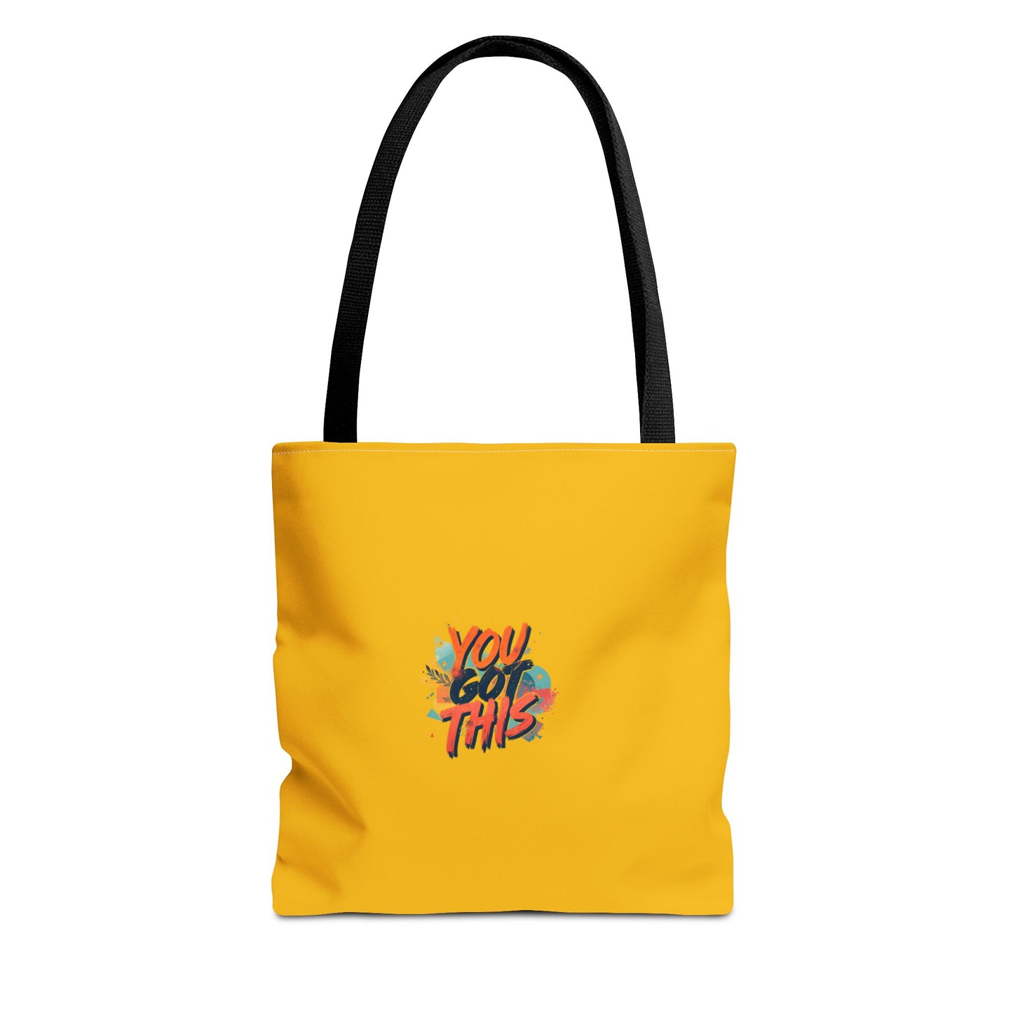 You Got This motivational graphic Tote Bag | positive quote, yellow background