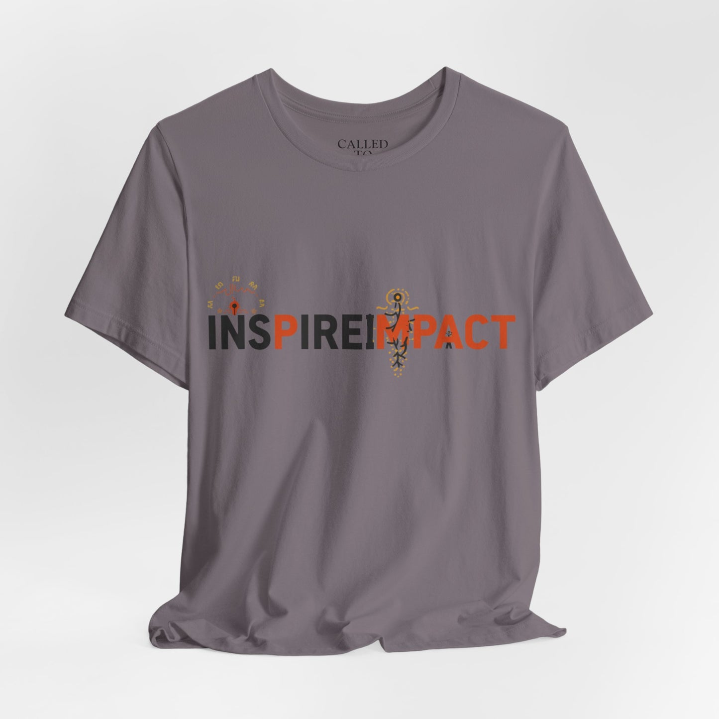 Inspire Impact graphic Tee | Inspirational typography t-shirt