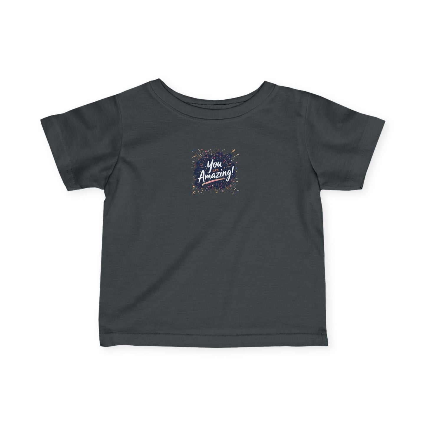 You Amazing brushstroke infant tee | hand-lettered script, soft cotton