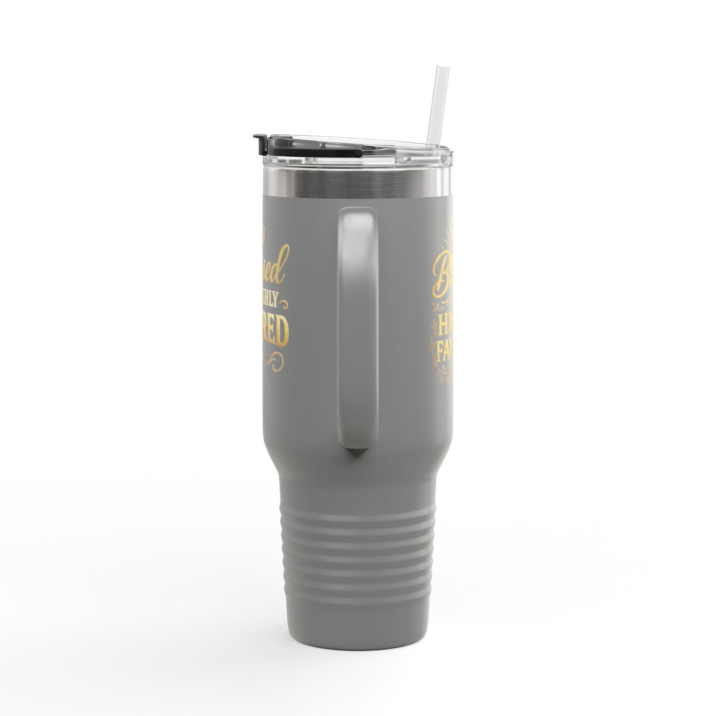 Blessed & Highly Favored 40oz Insulated Travel Mug - Inspirational On-the-Go Drinkware, Perfect for Gifts, Travel Essentials, and [...]