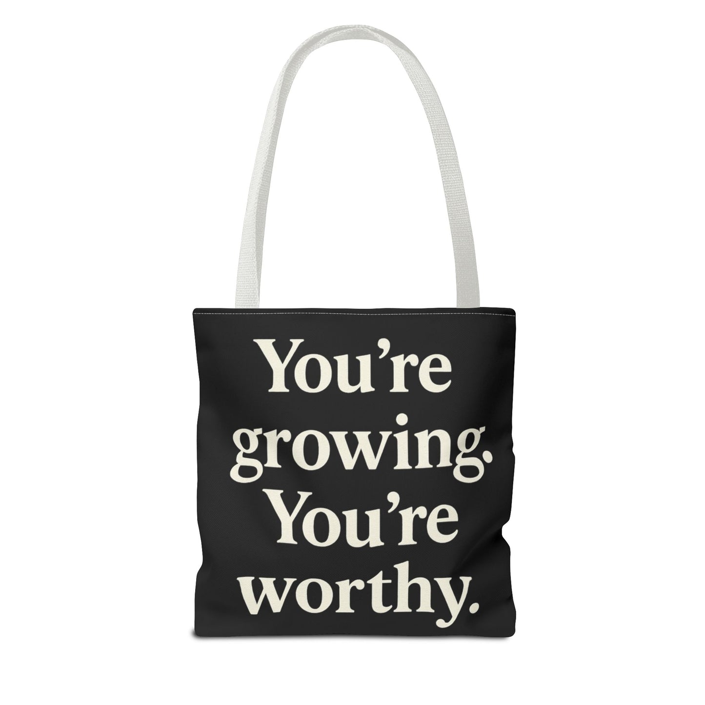 Empowering Affirmation Tote Bag 'You Are Enough' Inspirational Everyday Tote