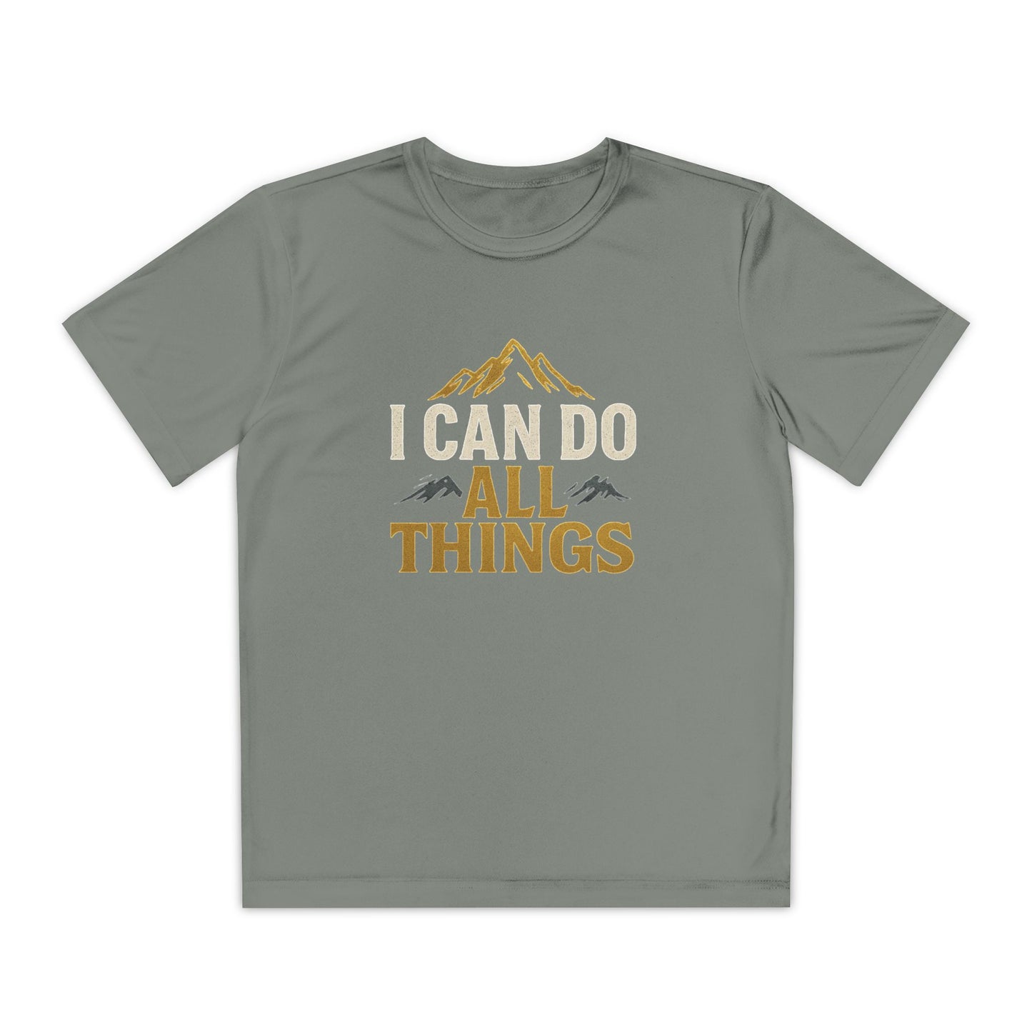 Youth Competitor Tee - I Can Do All Things Motivational Shirt