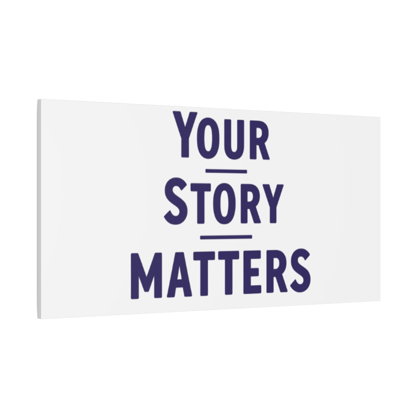 Your Story Matters Canvas