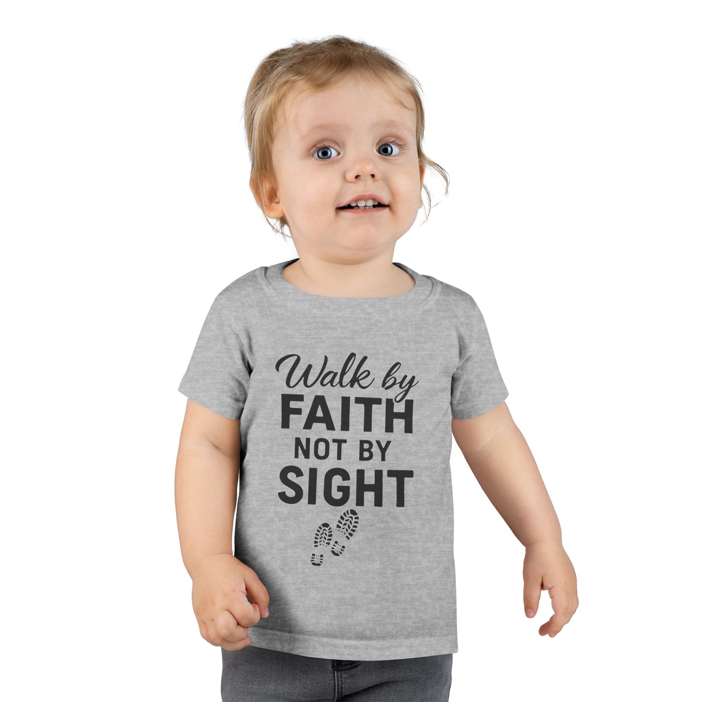 Toddler Faith T-Shirt - Inspirational Christian Gift for Kids, Birthday, Everyday Wear, Motivational Tee