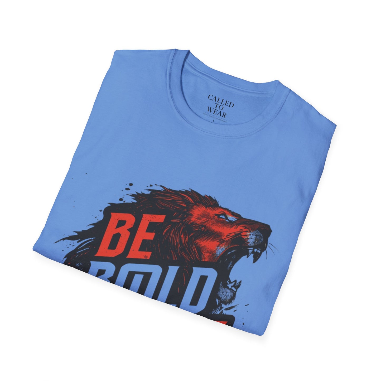 Be Bold in Christ Wolf Graphic T-Shirt | Faith Statement Tee