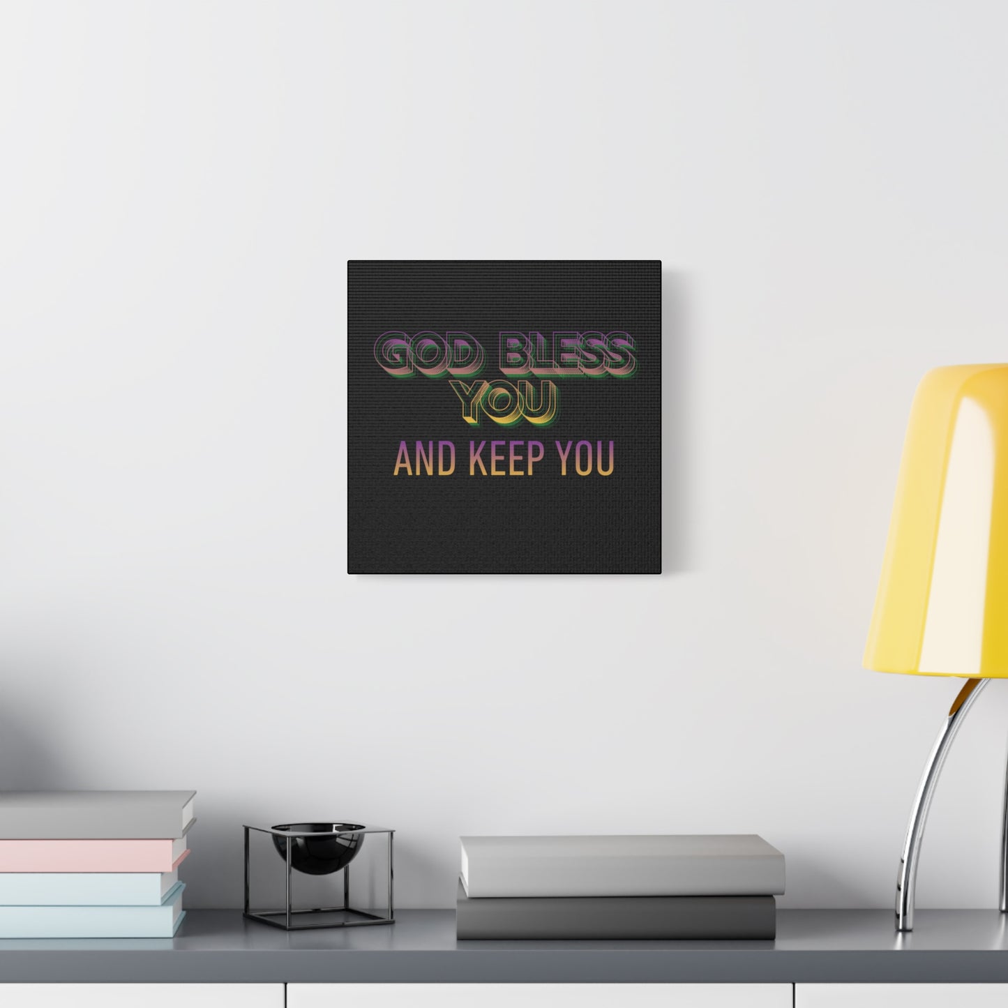 God Bless You and Keep You Canvas | Matte Stretched Wall Art