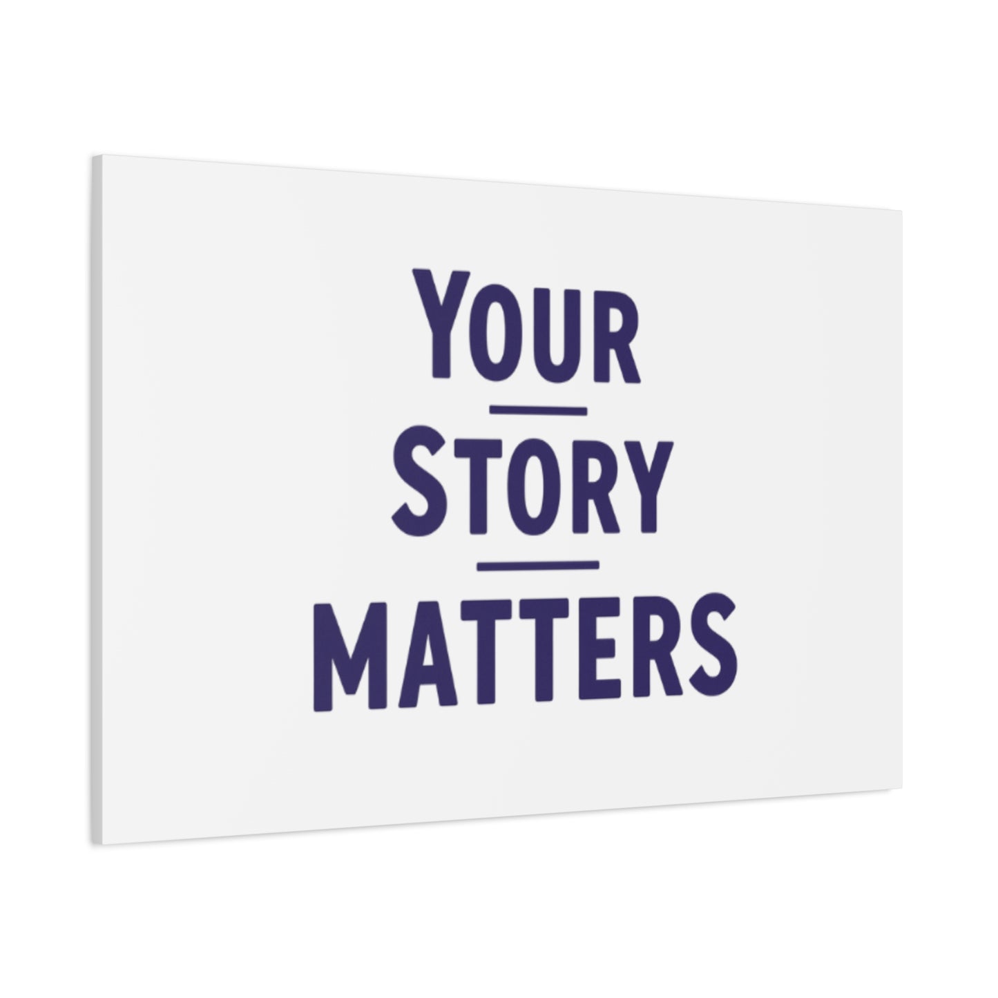 Your Story Matters Canvas