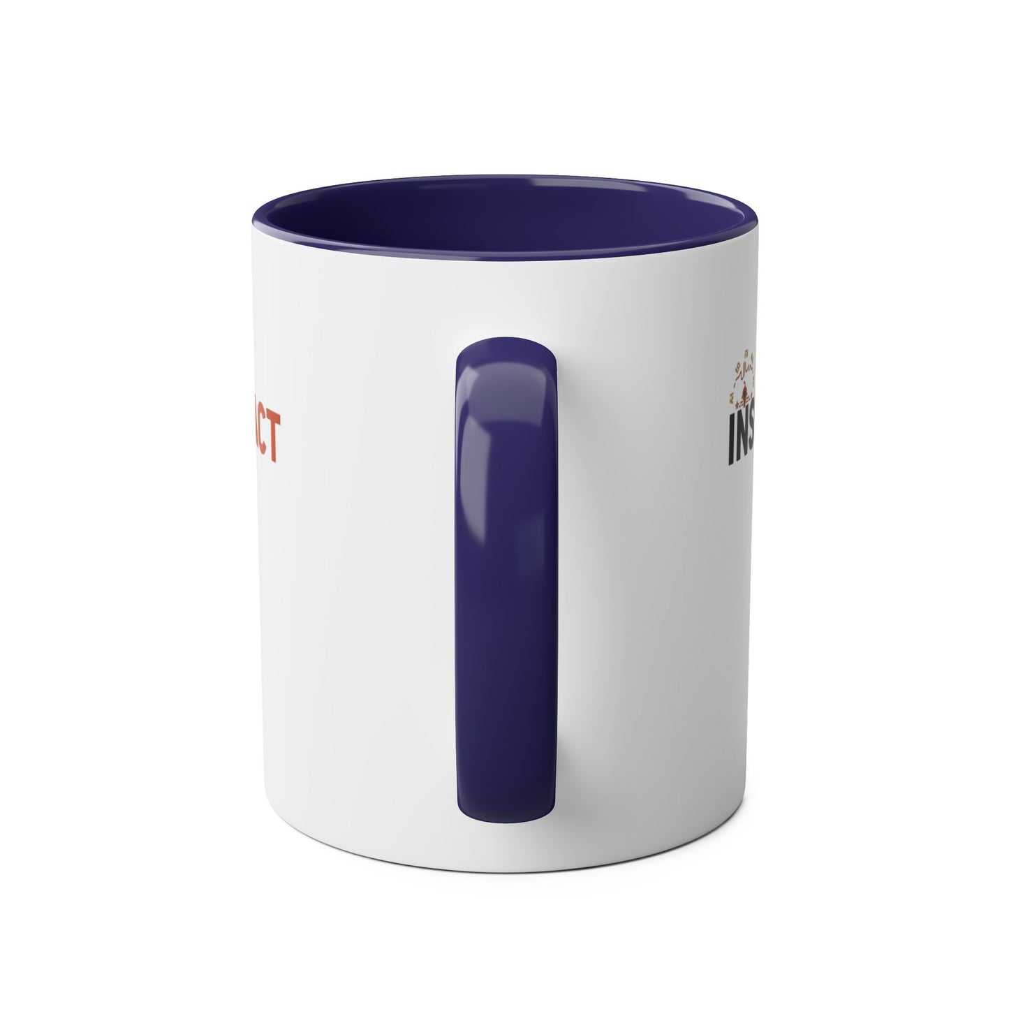 Inspire Impact Mug | Two-Tone 11oz Coffee Mug, Red Interior and Handle