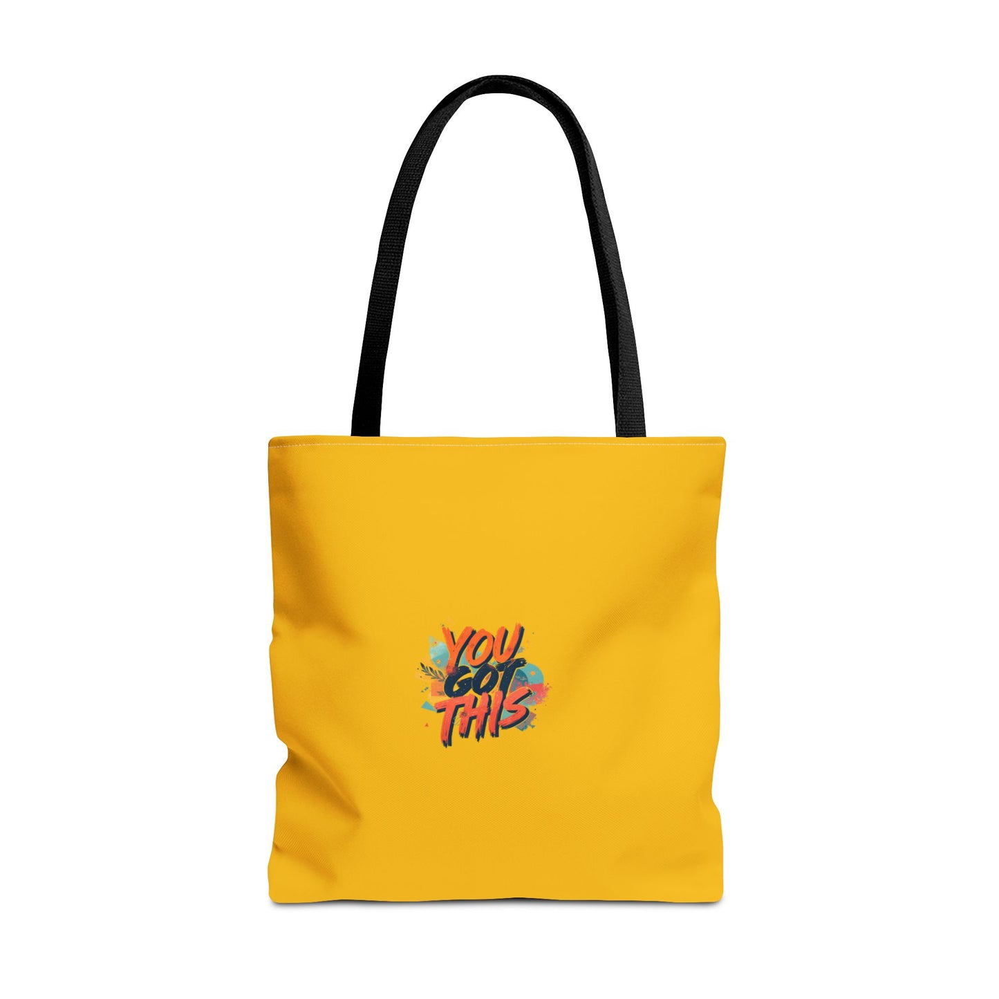 You Got This motivational graphic Tote Bag | positive quote, yellow background