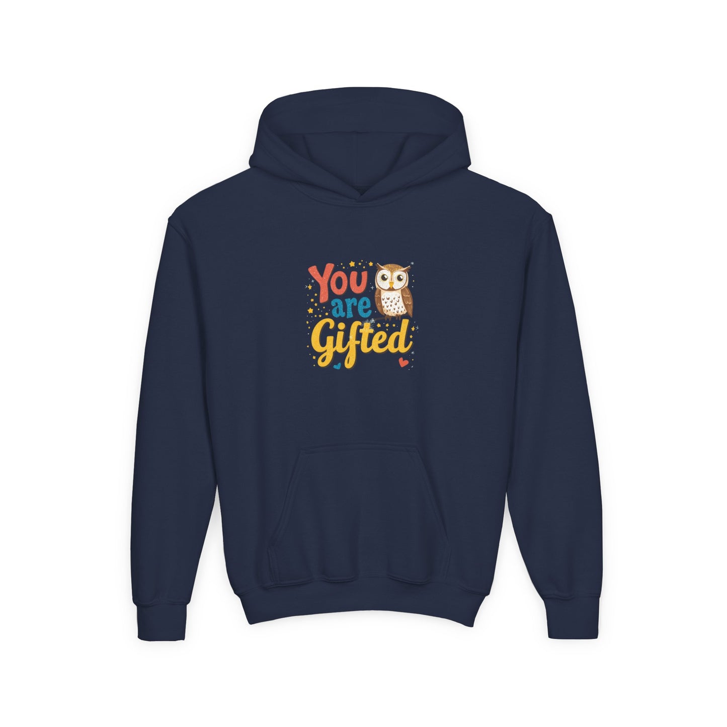 You Are Gifted Owl Youth Hoodie | Encouragement Kids Sweatshirt