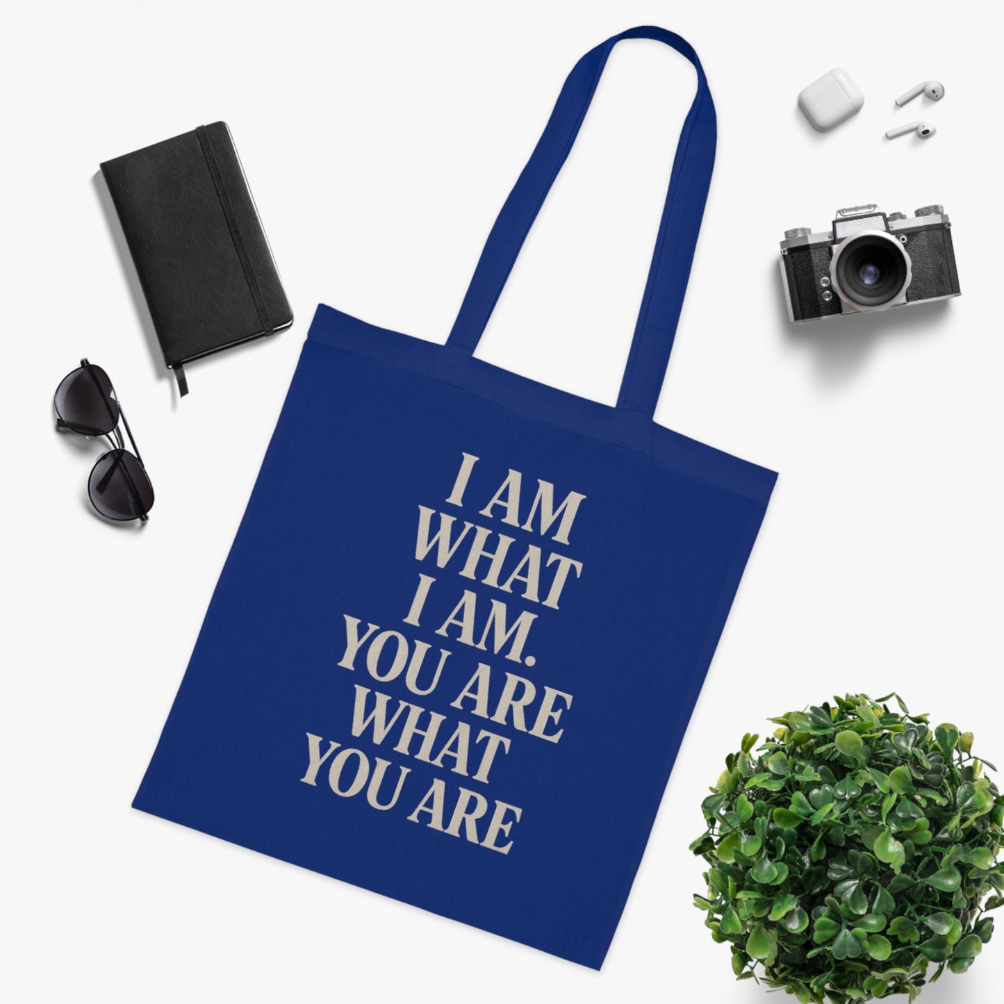 Inspirational Cotton Tote Bag - Ideal for Daily Use, Shopping, or Gift Giving, Motivational Quote, Eco-Friendly, Personal Use, Holiday Gift