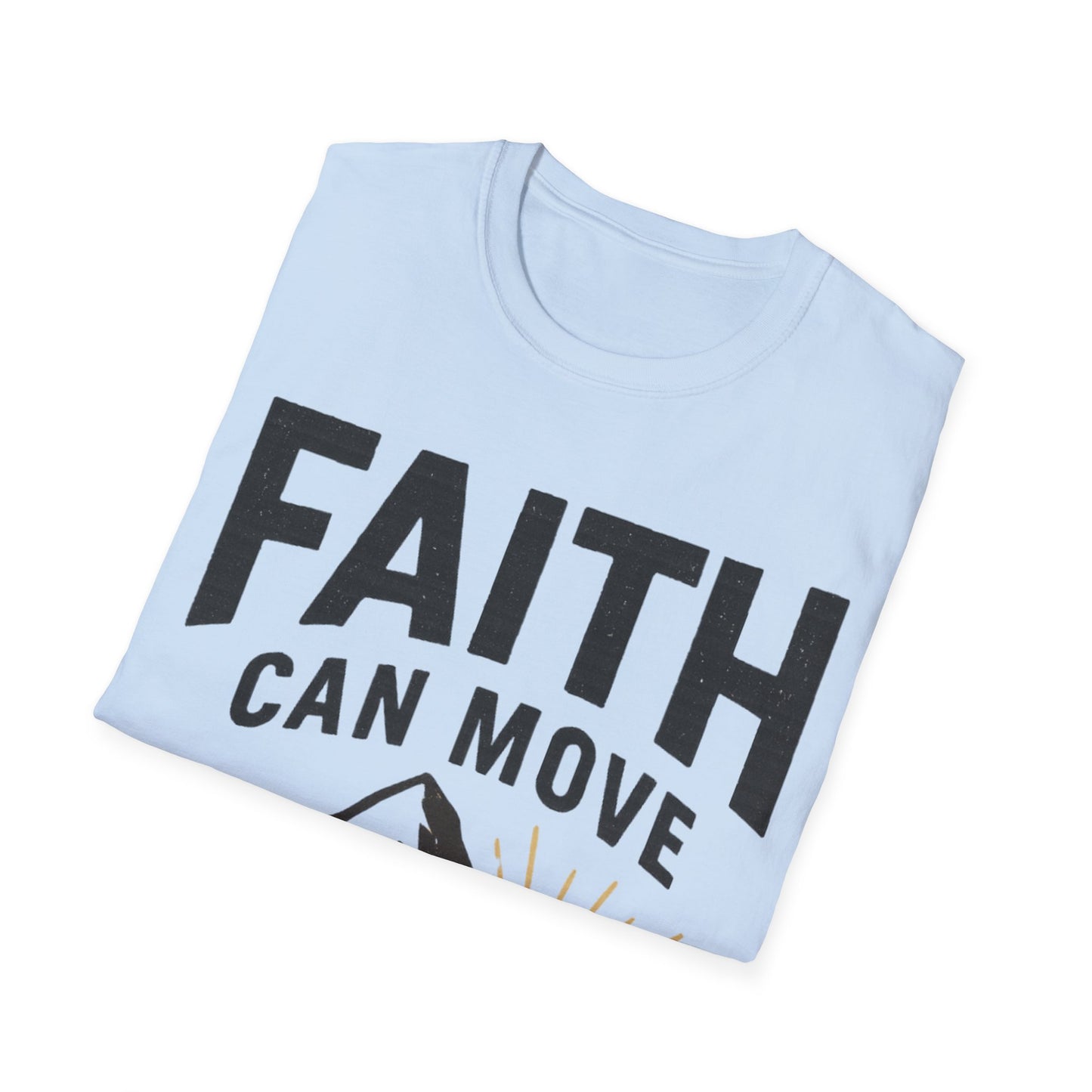 Faith-Inspired Unisex Softstyle T-Shirt - Inspirational Gift, Christian Apparel, Religious Tee, Motivational Shirt, Scripture Tee