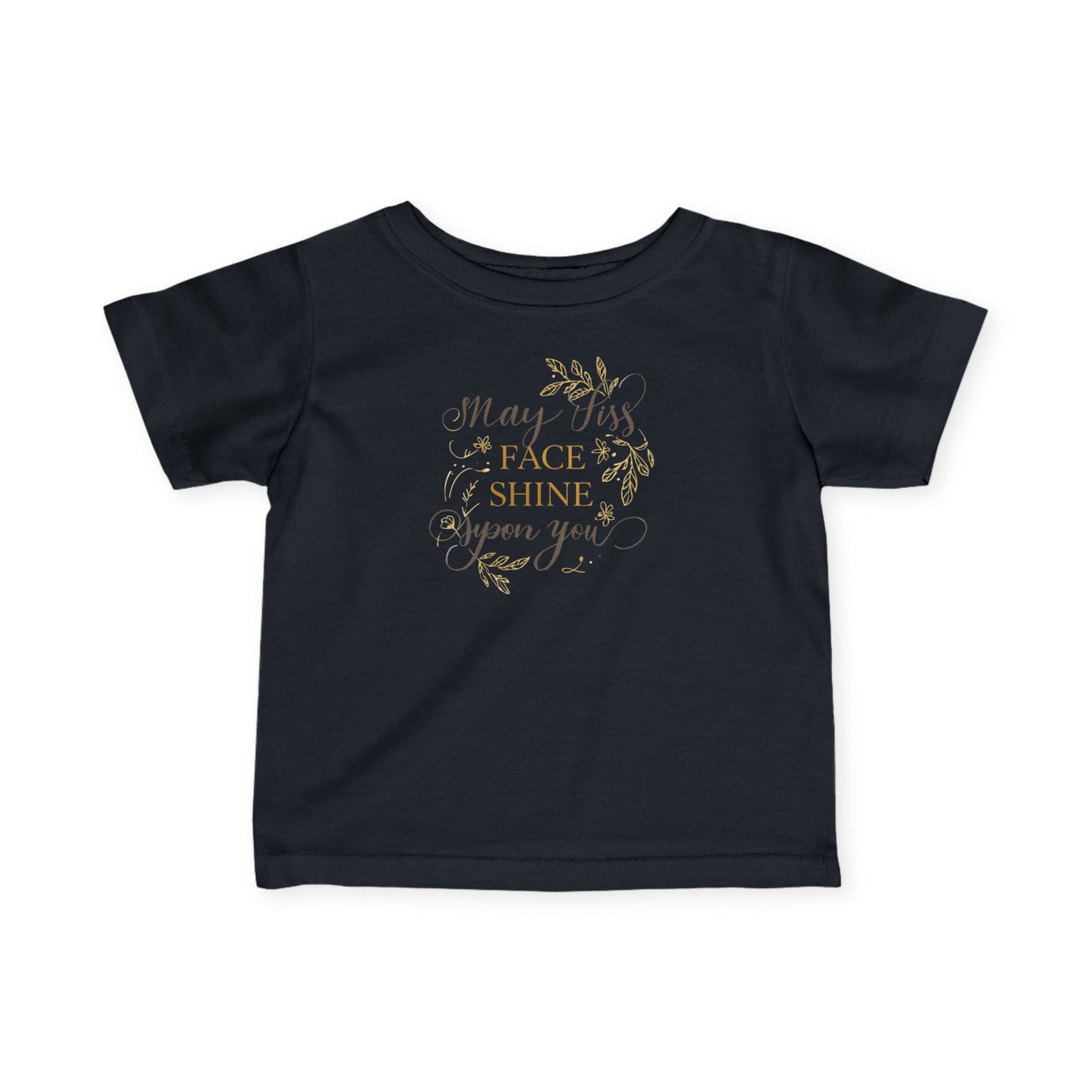 May His Face Shine Upon You Infant Tee | Religious Blessing Baby Shirt