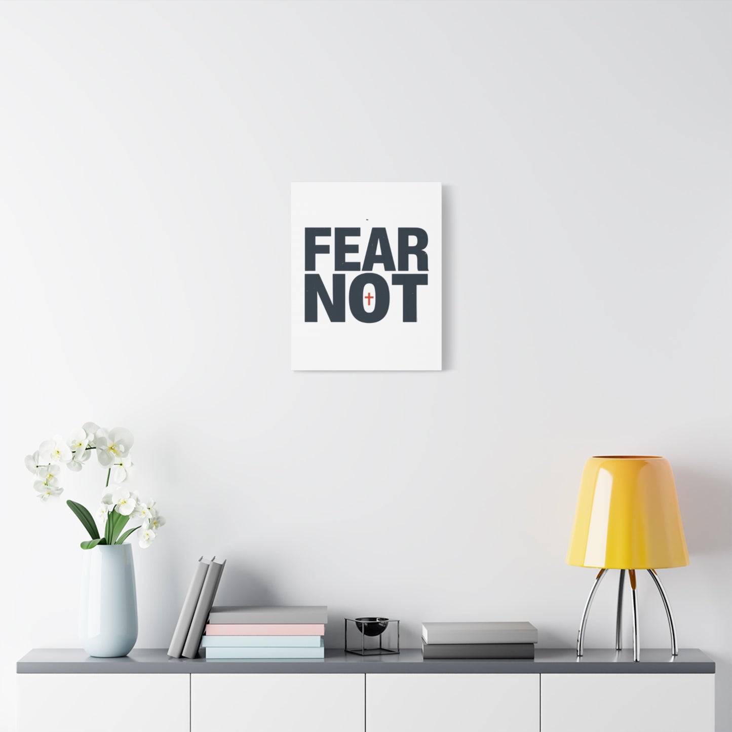 Fear Not canvas | Christian wall art, stretched matte gallery wrap