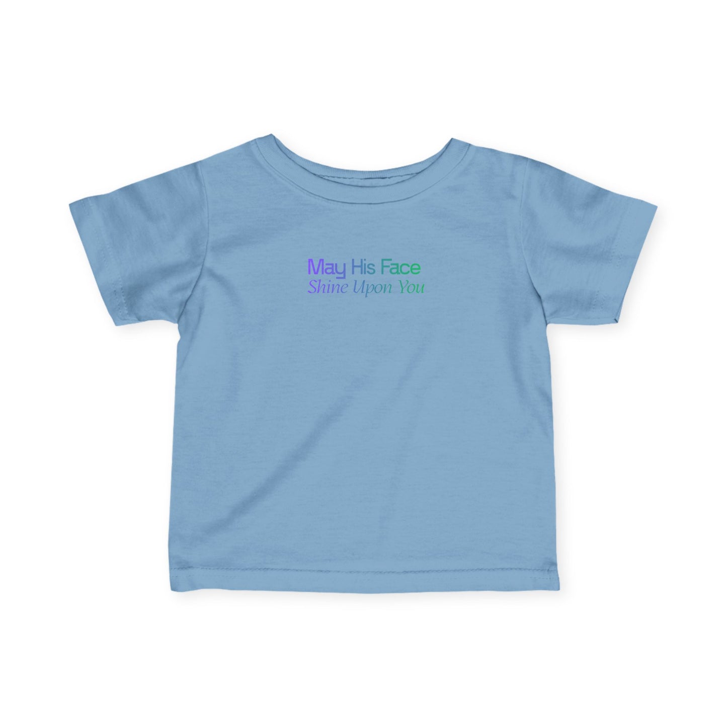 Quiet Blessing Infant Jersey Tee | Pastel Lettering, Soft Combed Cotton