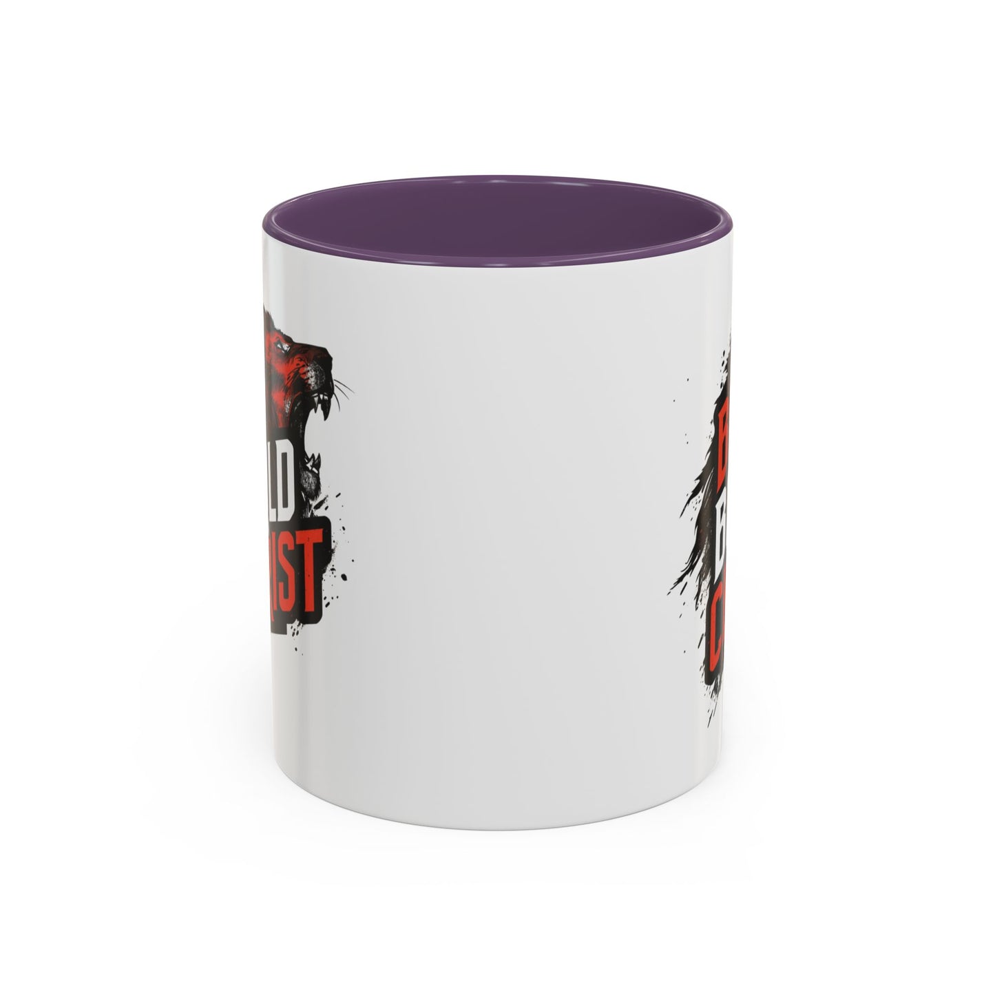 Be Bold in Christ Mug | Christian Faith Coffee Mug, Wolf Graphic Accent Mug