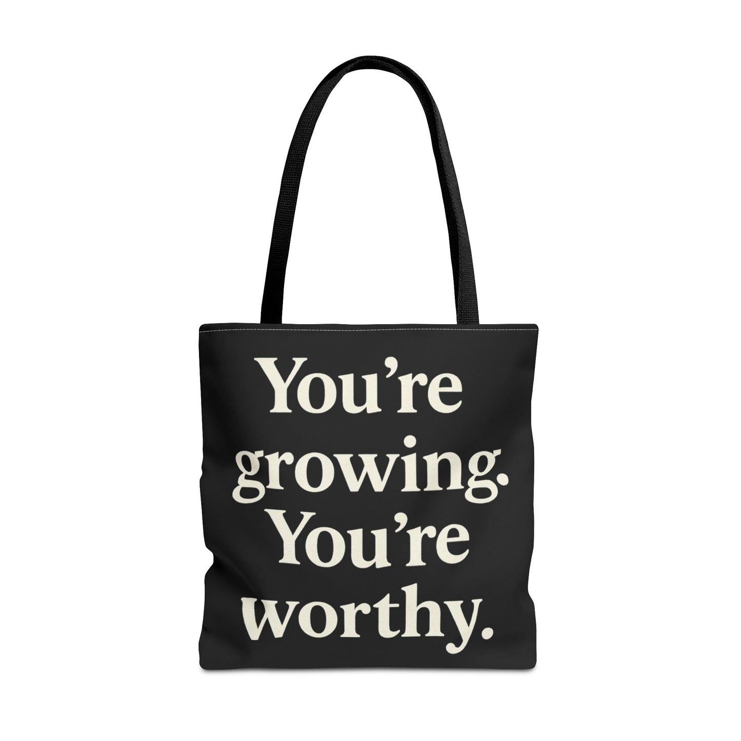 Empowering Affirmation Tote Bag 'You Are Enough' Inspirational Everyday Tote