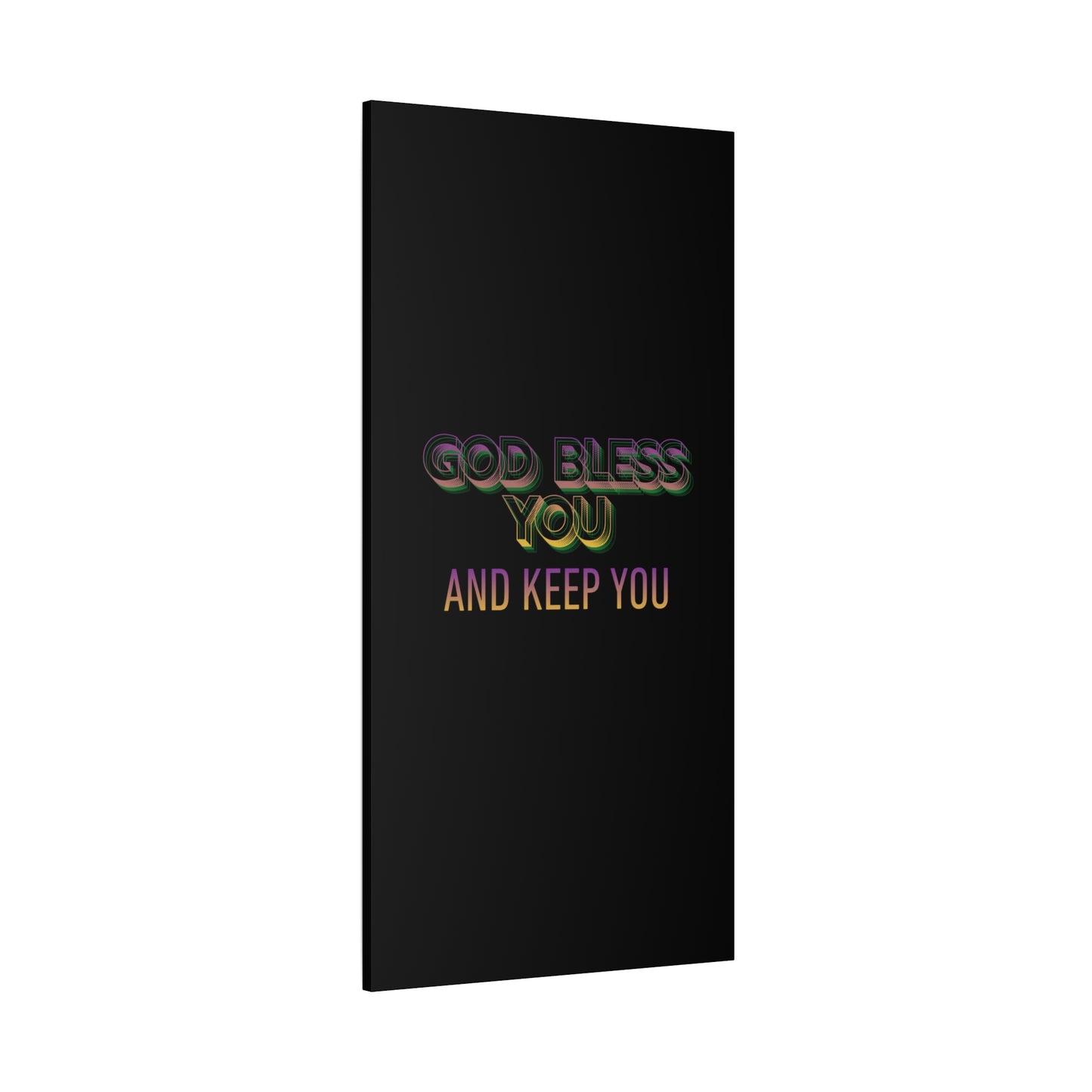 God Bless You and Keep You Canvas | Matte Stretched Wall Art