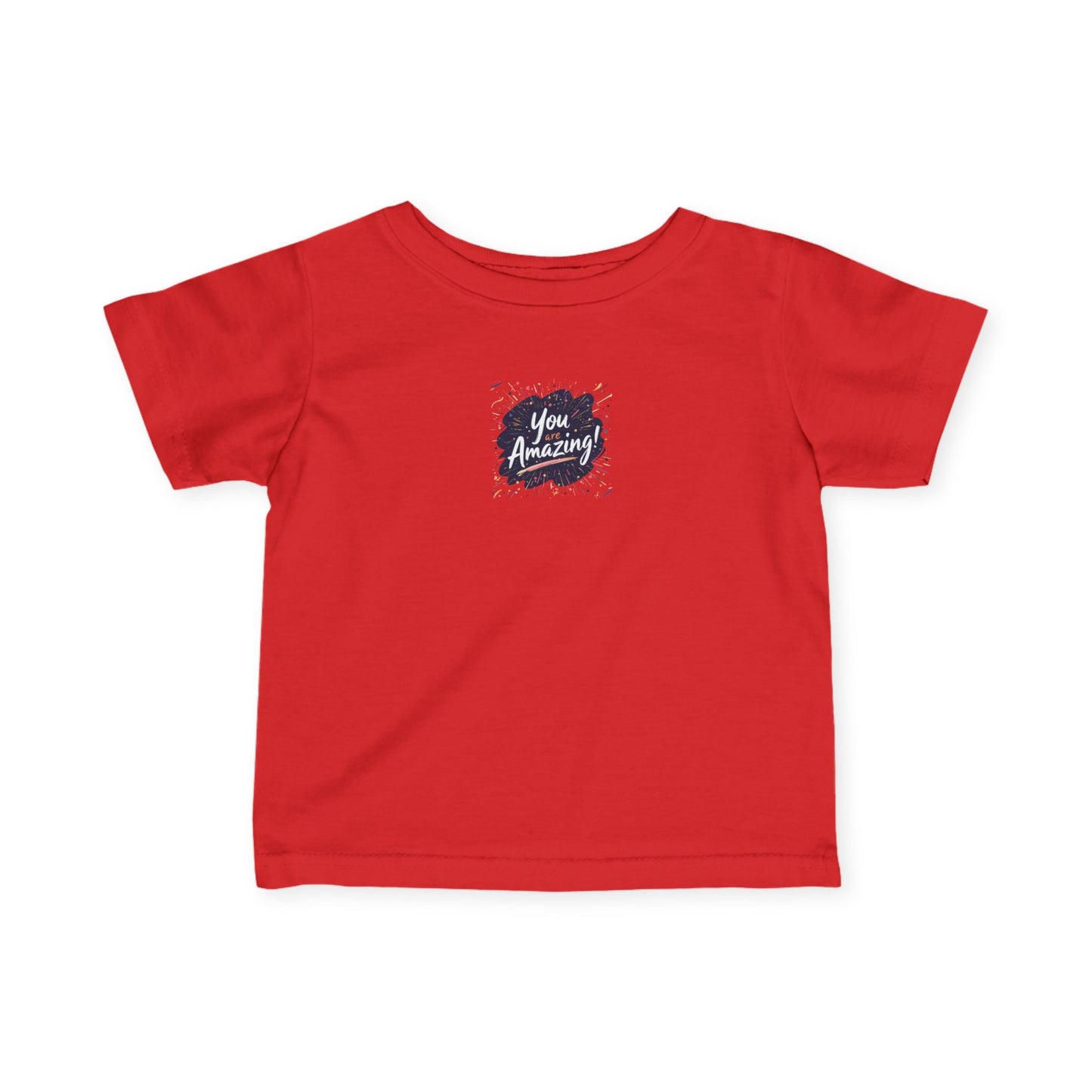 You Amazing brushstroke infant tee | hand-lettered script, soft cotton