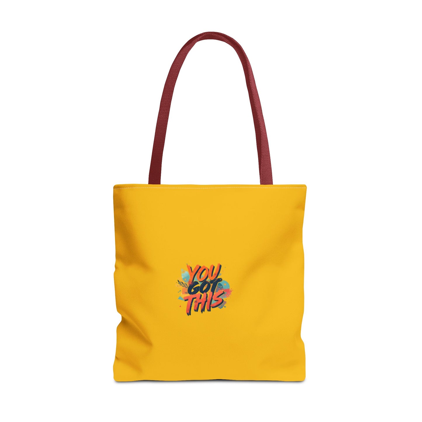 You Got This motivational graphic Tote Bag | positive quote, yellow background