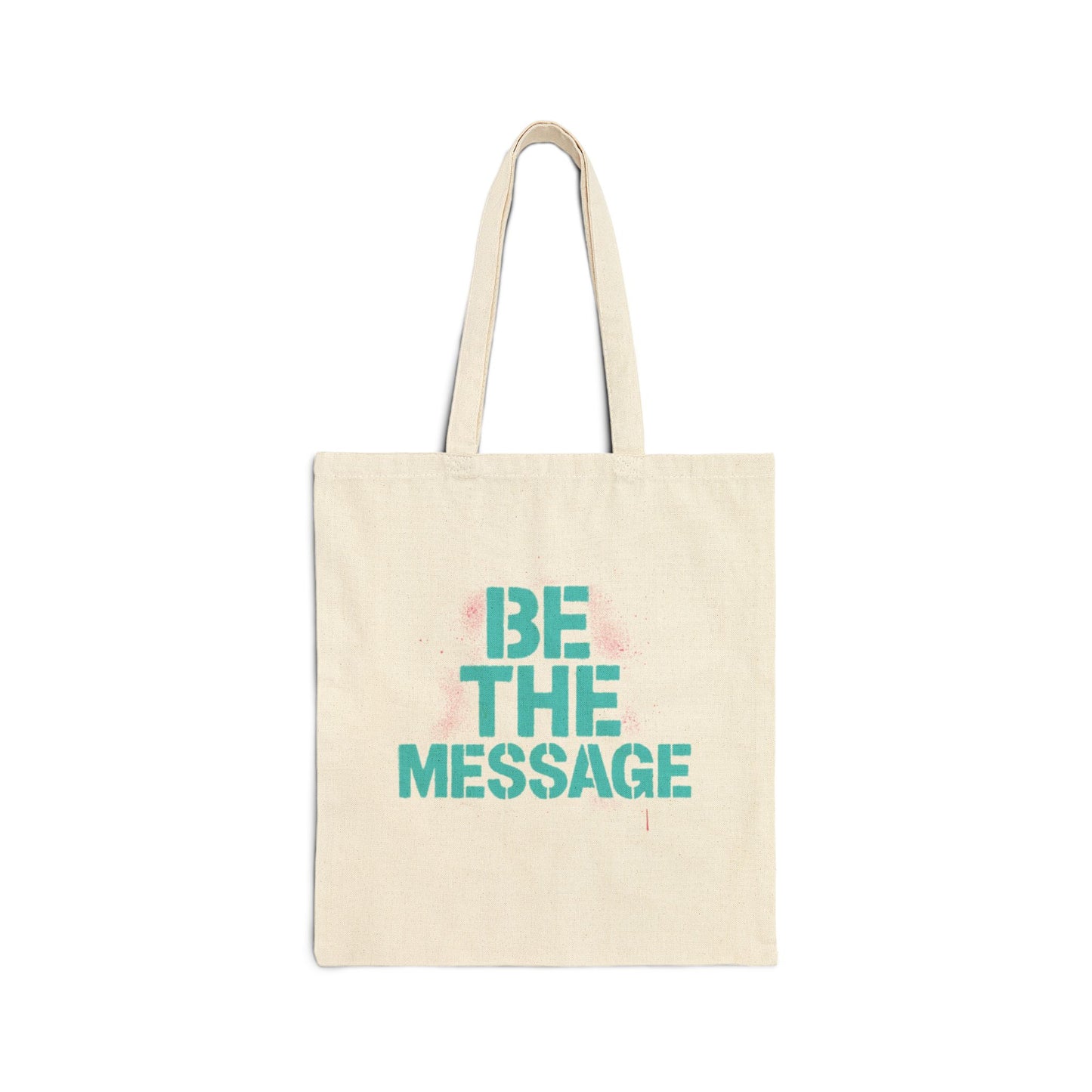 Inspirational Cotton Canvas Tote Bag - Eco-Friendly, Reusable Shopping Bag, Gym Bag, Beach Bag, Gift for Her