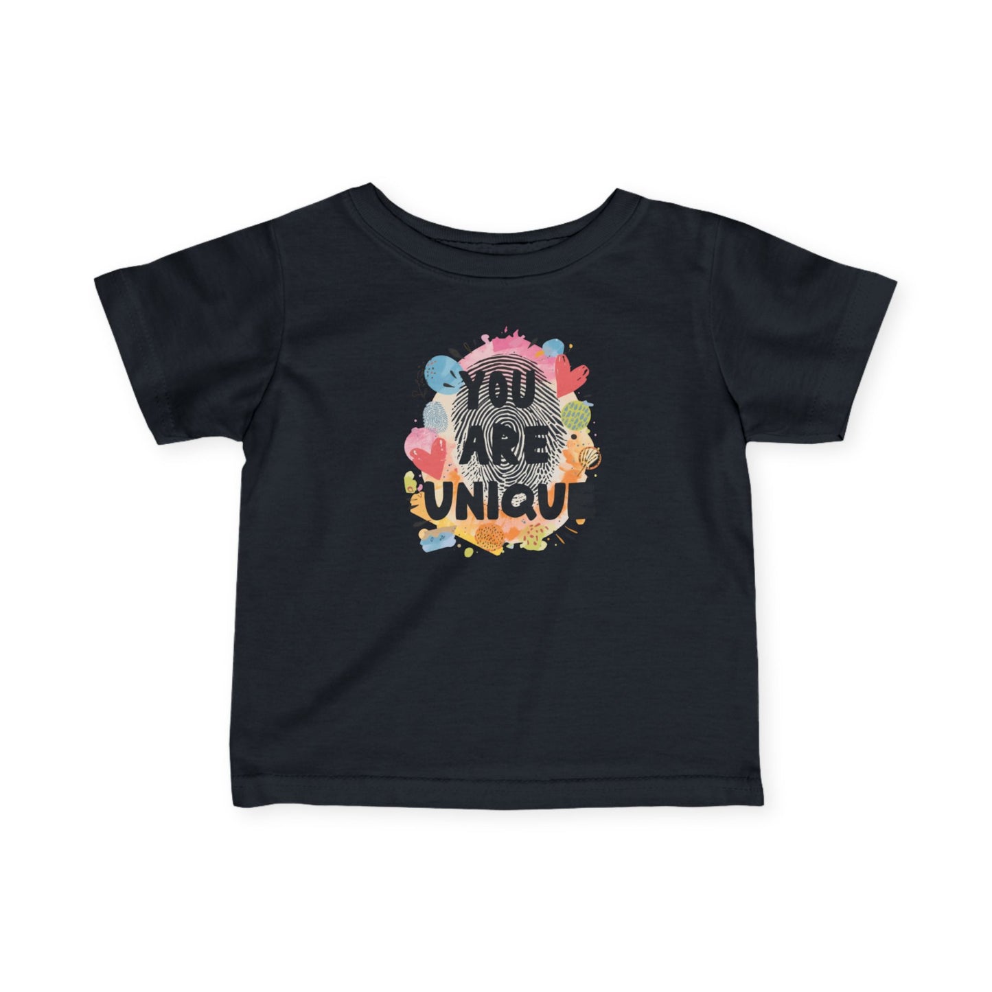 Watercolor Playful Lettering Infant Tee | Soft Breathable Baby Shirt
