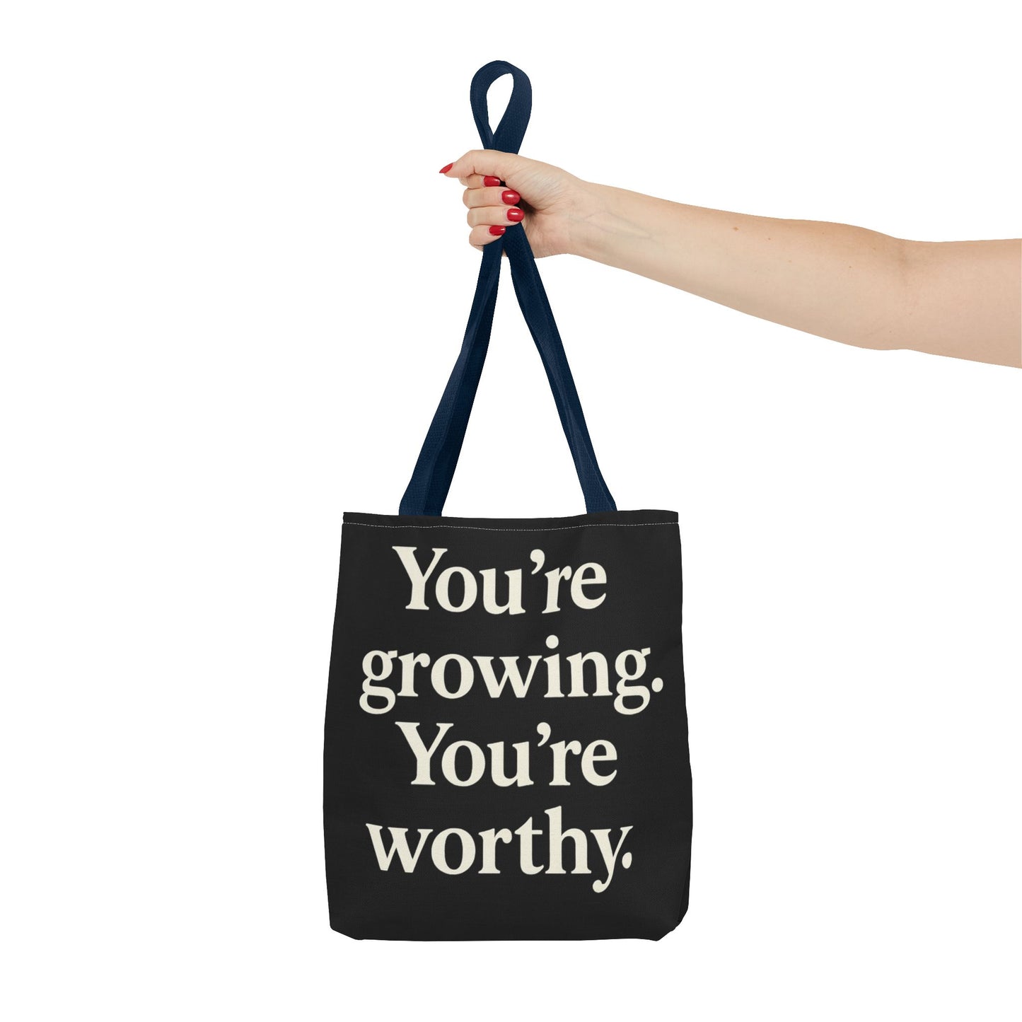 Empowering Affirmation Tote Bag 'You Are Enough' Inspirational Everyday Tote