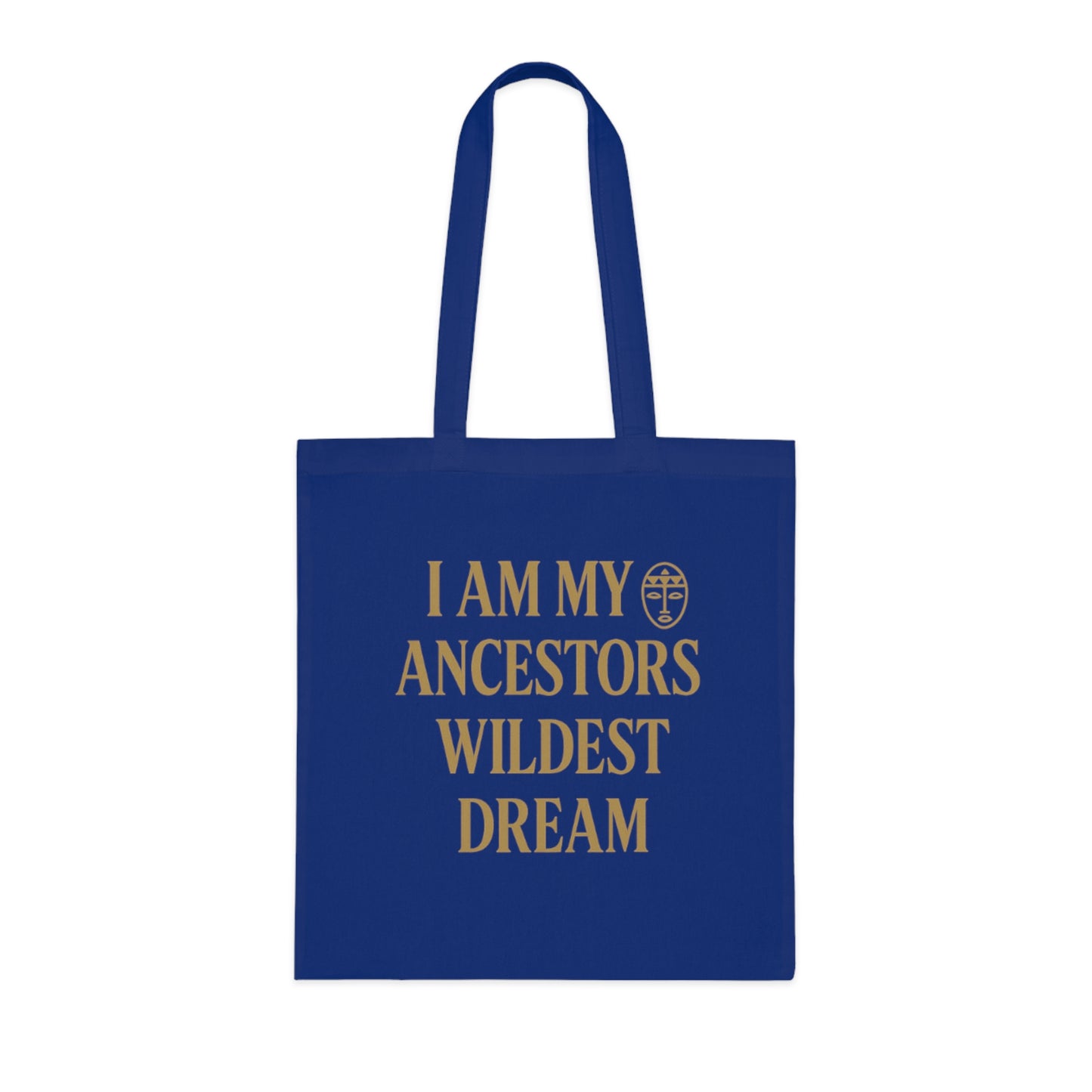 Ancestors' Dream Cotton Tote | Eco-Friendly Inspirational Bag