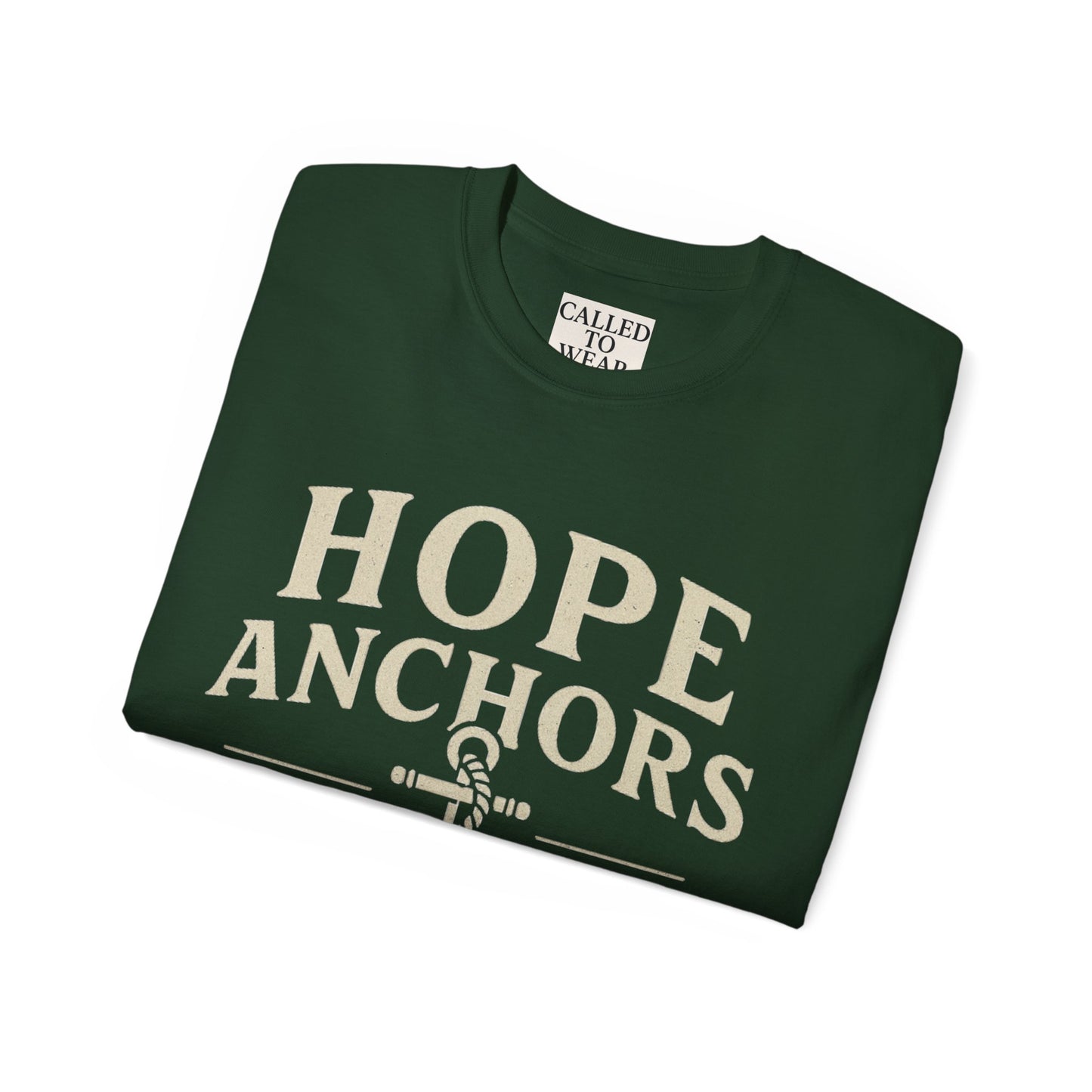 Hope Anchors the Soul Unisex Tee - Inspirational T-Shirt
