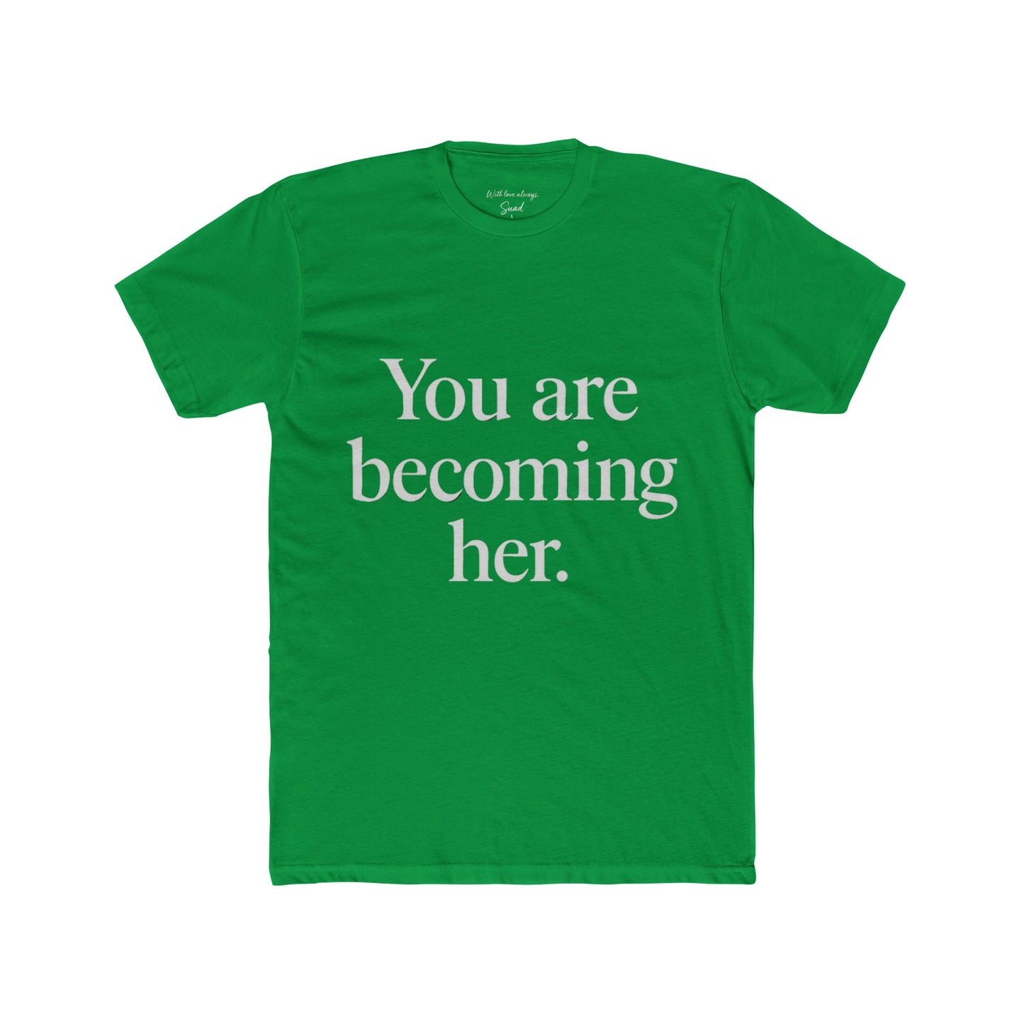 Inspirational Unisex Cotton Crew Tee - Motivational T-Shirt for Empowerment, Self-Care Gifts, Affirmation, Casual Wear, Daily Inspiration