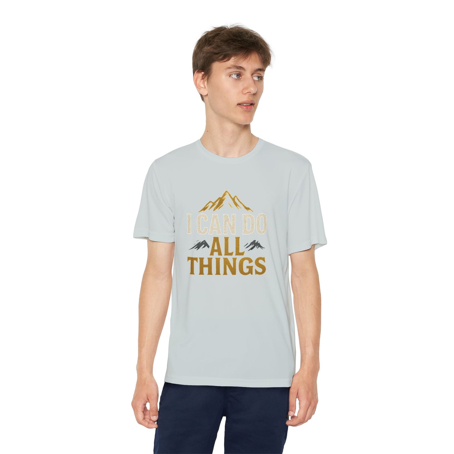 Youth Competitor Tee - I Can Do All Things Motivational Shirt