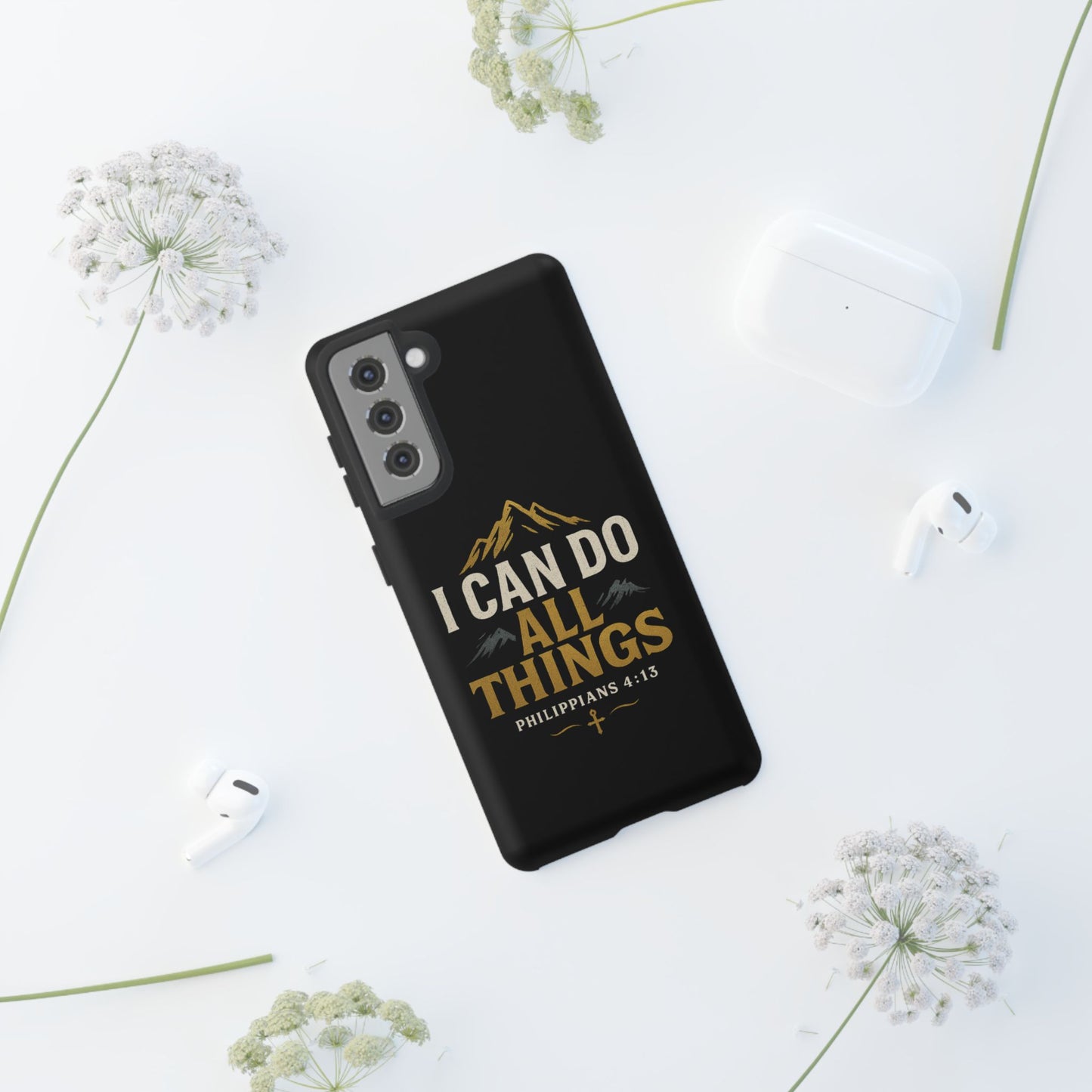 I Can Do All Things Phone Case, Inspirational Phone Cover, Christian Gift, Motivational Tech Accessory, Bible Verse Case, Tough Cases