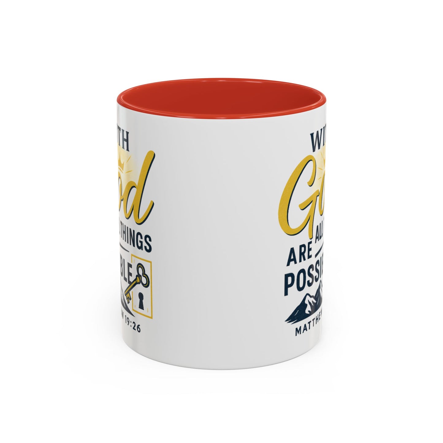 Inspirational Coffee Mug, Motivational Mug, Religious Gift, God Quote Mug, Faith-Based Coffee Cup, Customizable Coffee Mug
