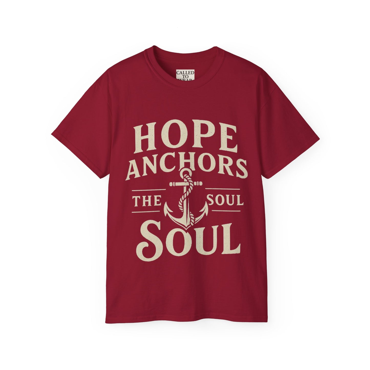 Hope Anchors the Soul Unisex Tee - Inspirational T-Shirt