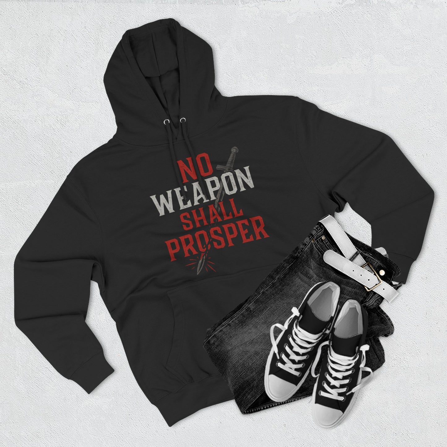 Fleece Hoodie Empowering Inspirational Gift for Teens, Faith-Based Apparel