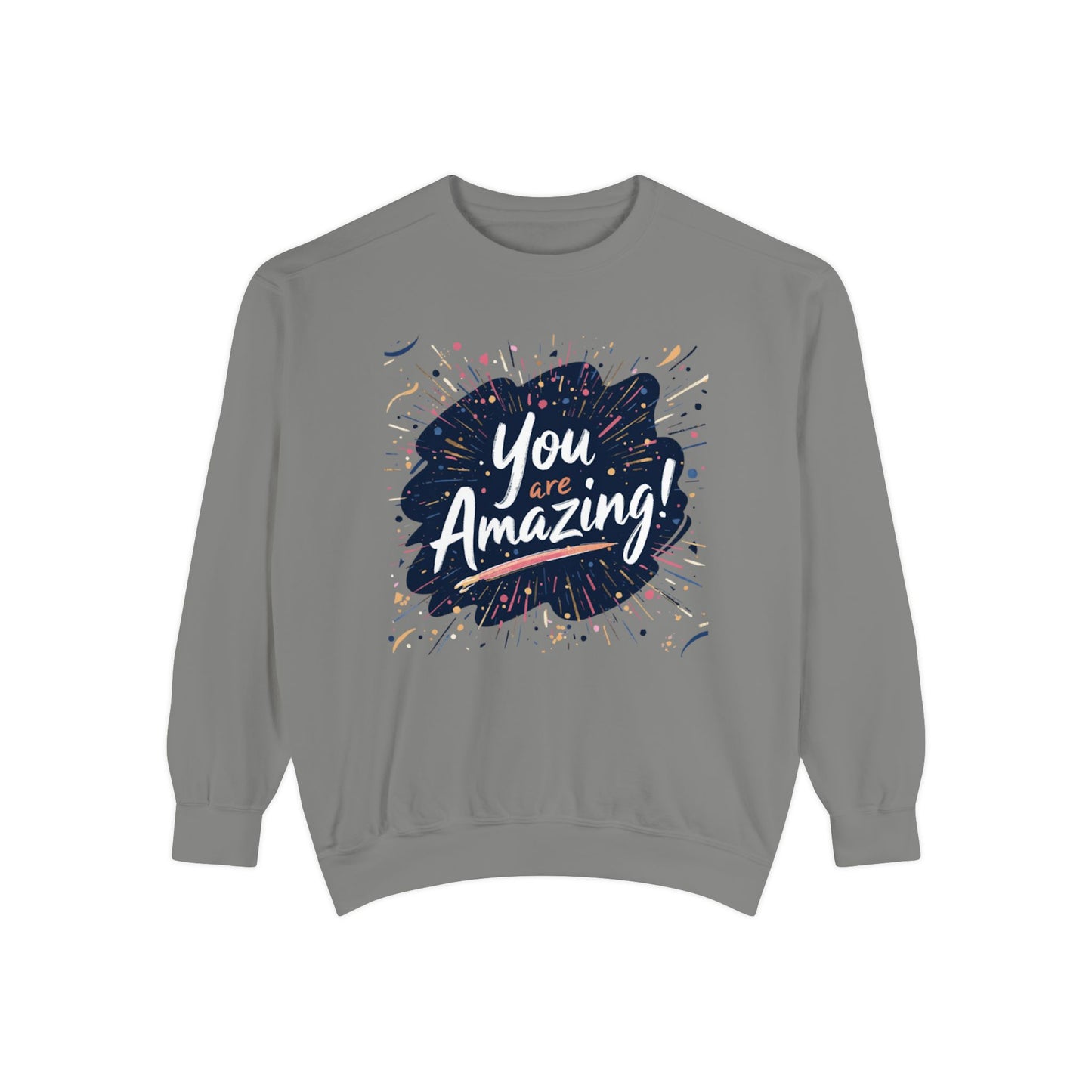 You Are Amazing sweatshirt | Inspirational Typography Crewneck