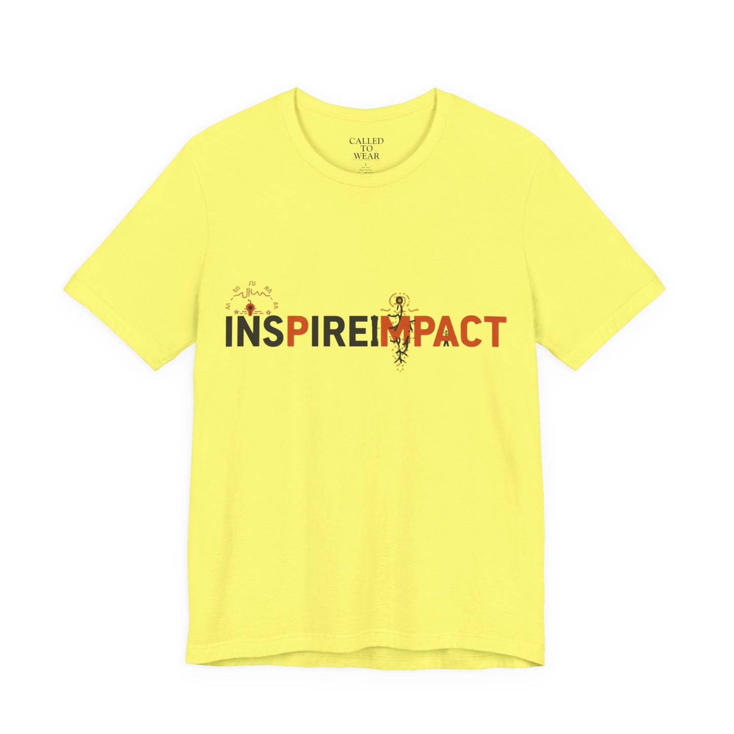 Inspire Impact graphic Tee | Inspirational typography t-shirt