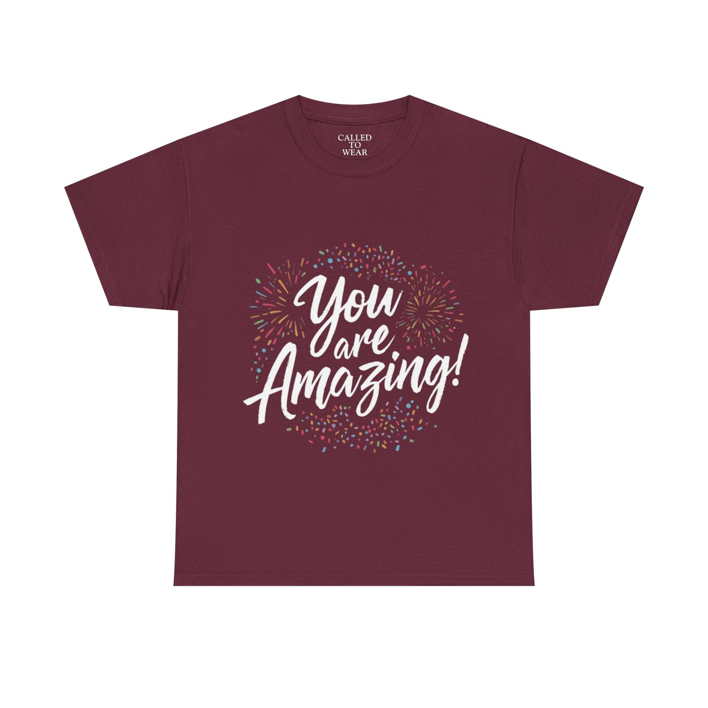 You Are Amazing! Tee | Encouragement Shirt, Confetti Graphic
