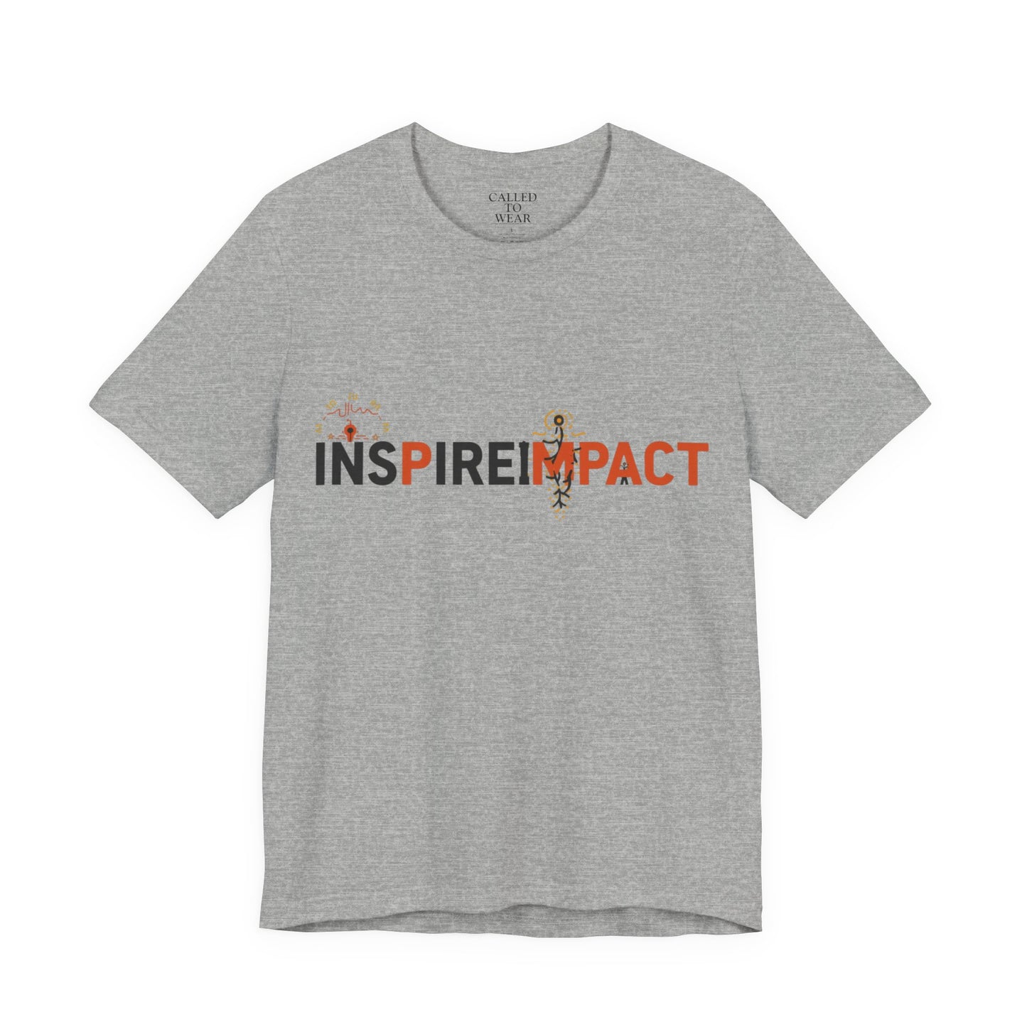 Inspire Impact graphic Tee | Inspirational typography t-shirt