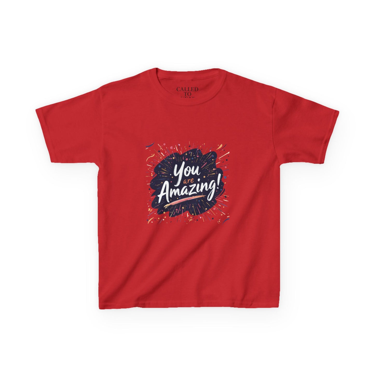 You Amazing! Brushstroke Kids Tee | Handwritten Encouragement Shirt
